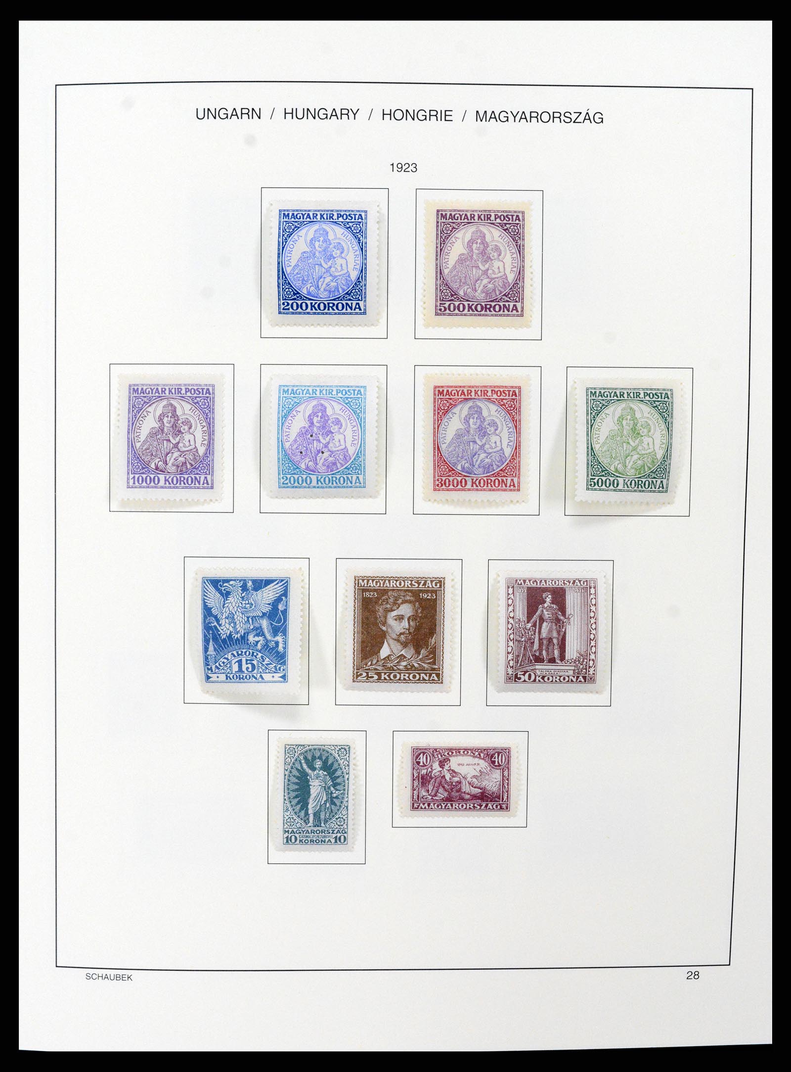 37583 034 - Stamp collection 37583 Hungary 1871-2015.