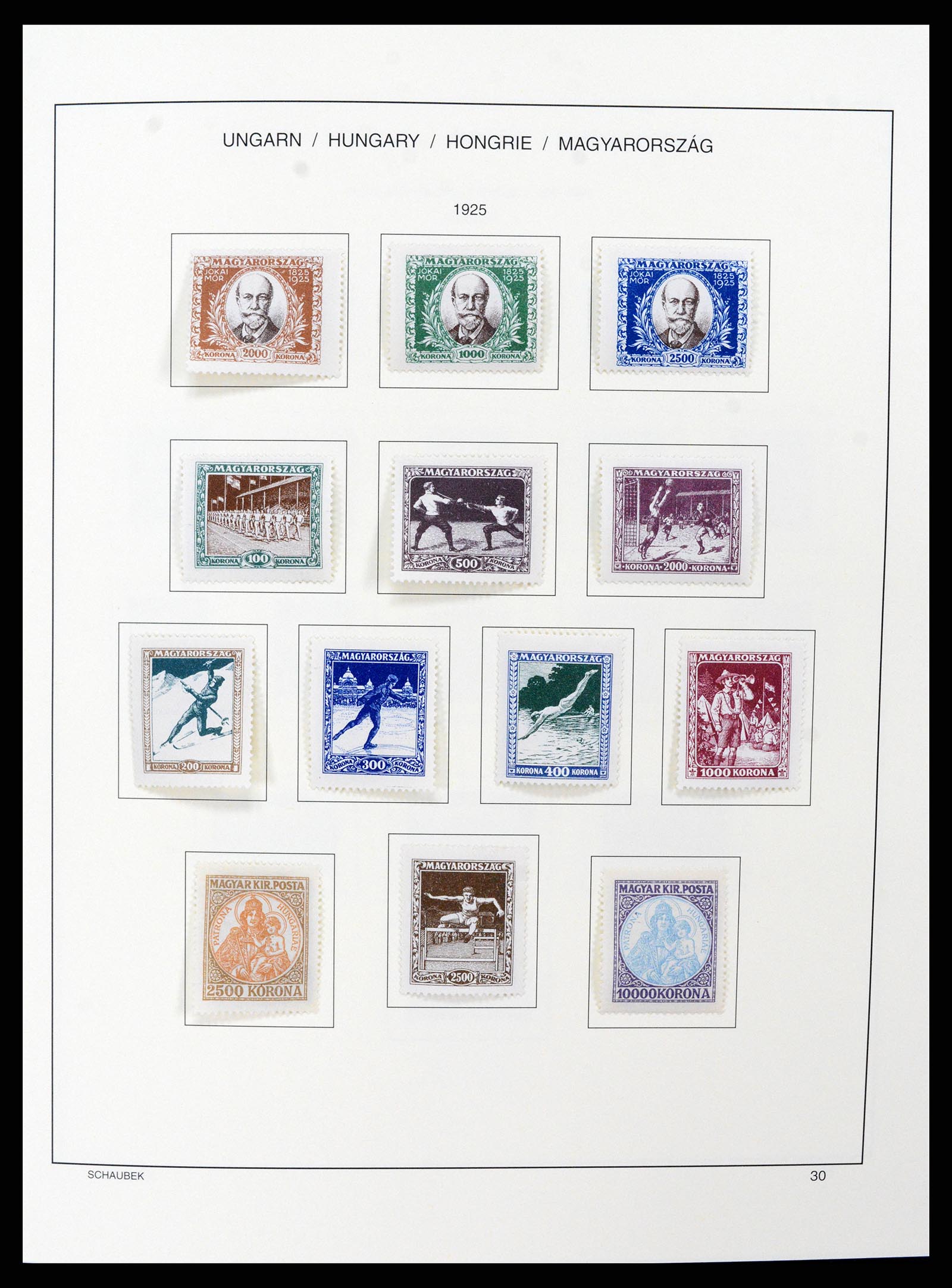 37583 036 - Stamp collection 37583 Hungary 1871-2015.