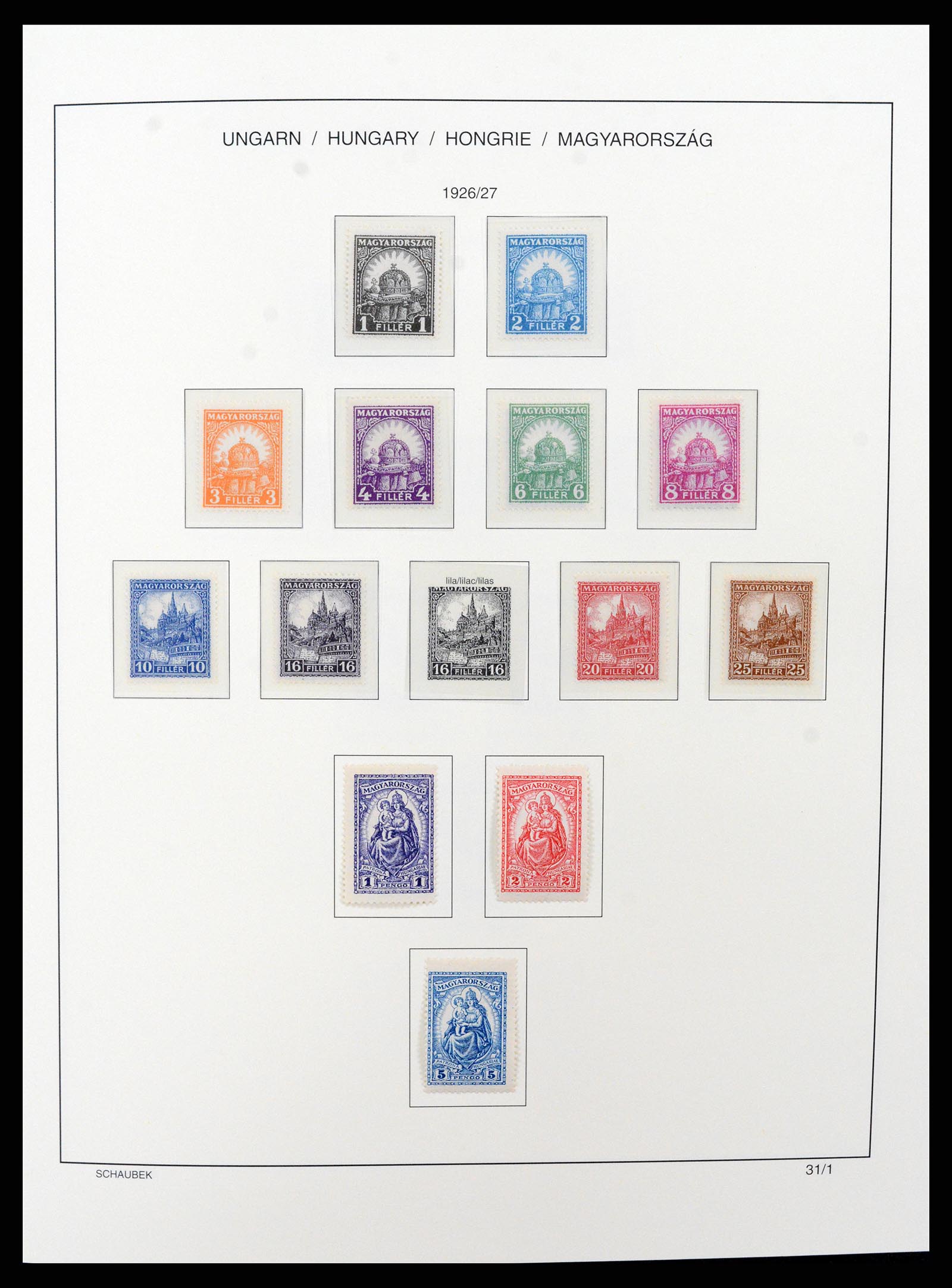 37583 038 - Stamp collection 37583 Hungary 1871-2015.