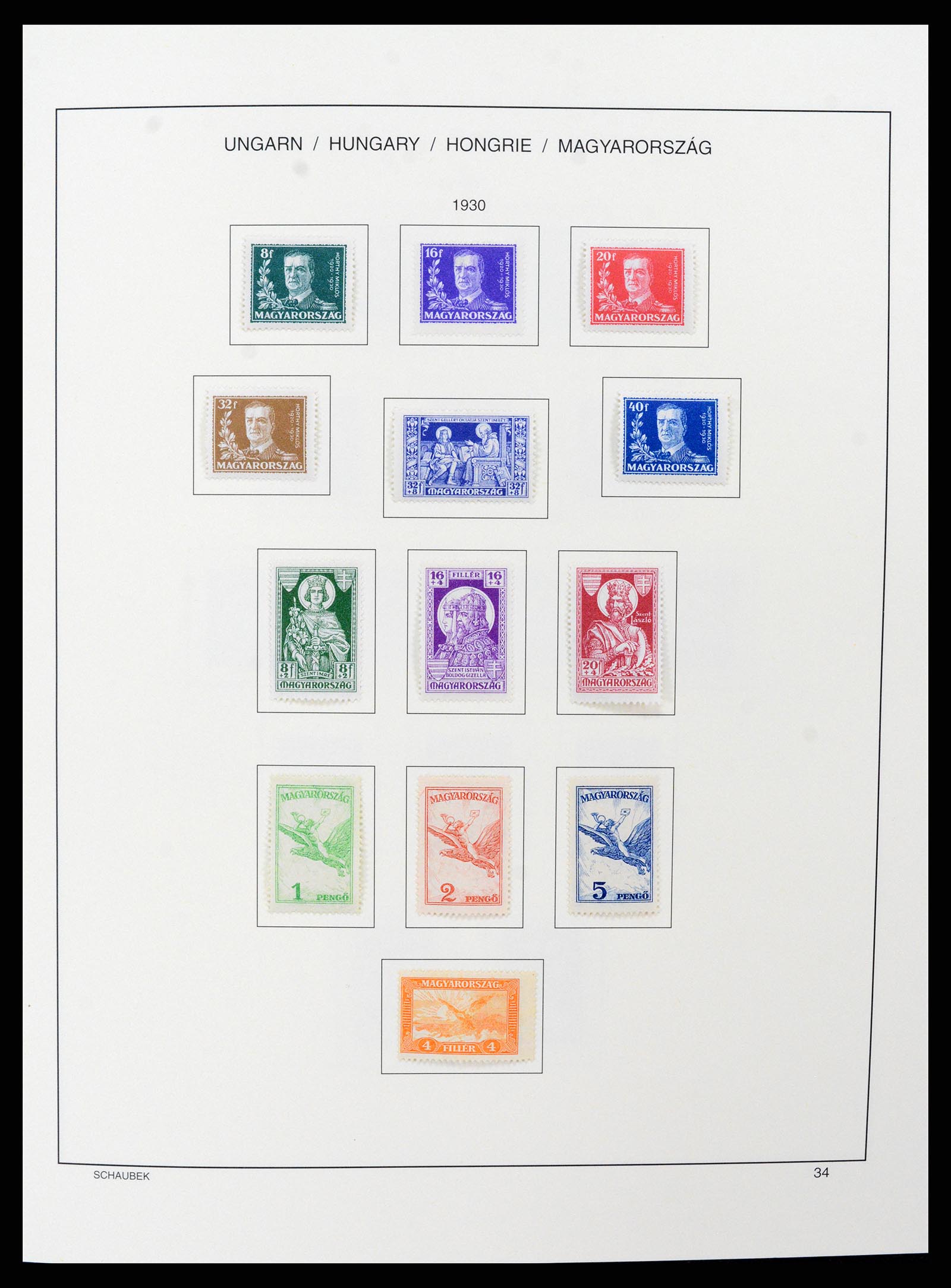 37583 042 - Stamp collection 37583 Hungary 1871-2015.