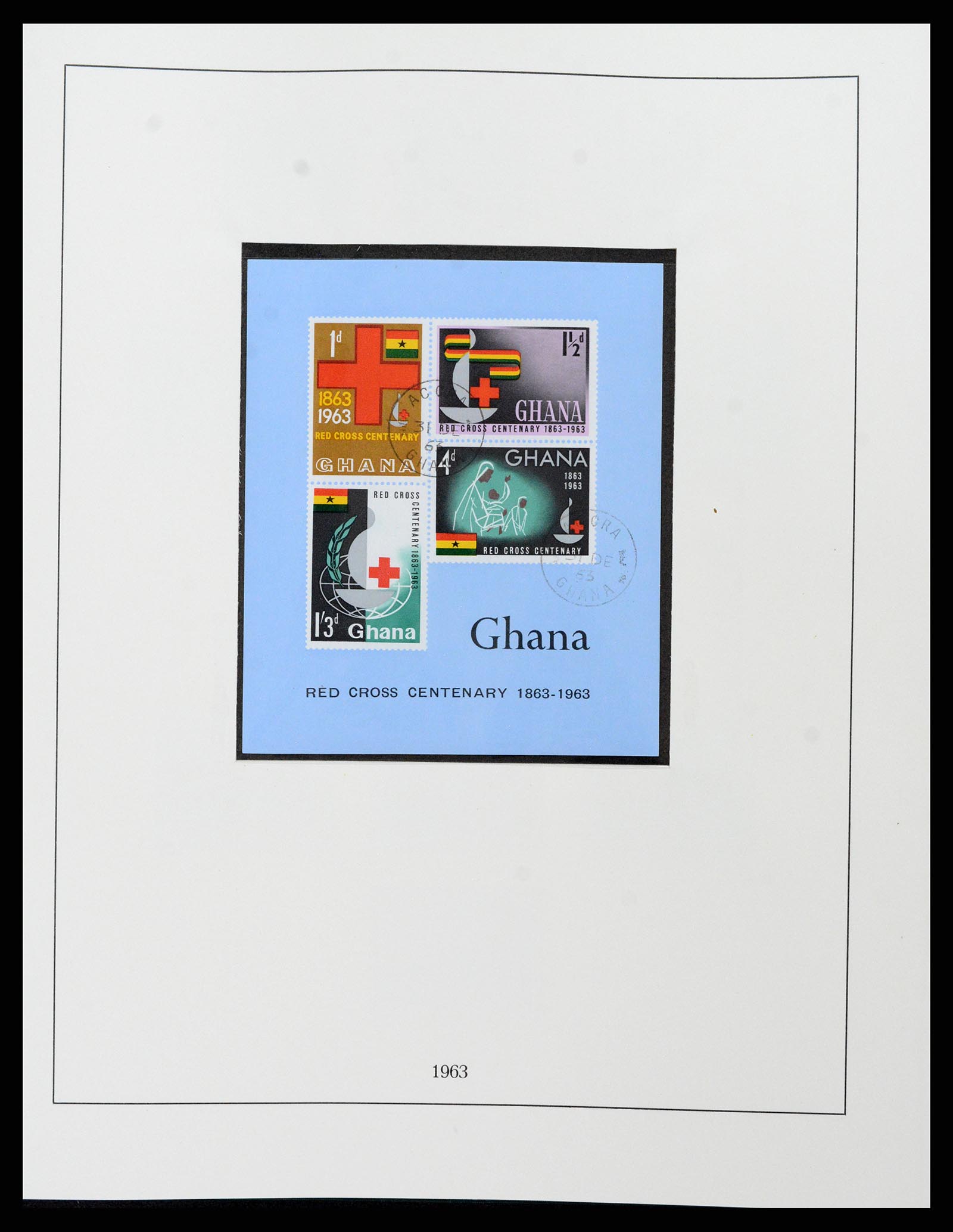 37584 021 - Postzegelverzameling 37584 Ghana 1957-1972.