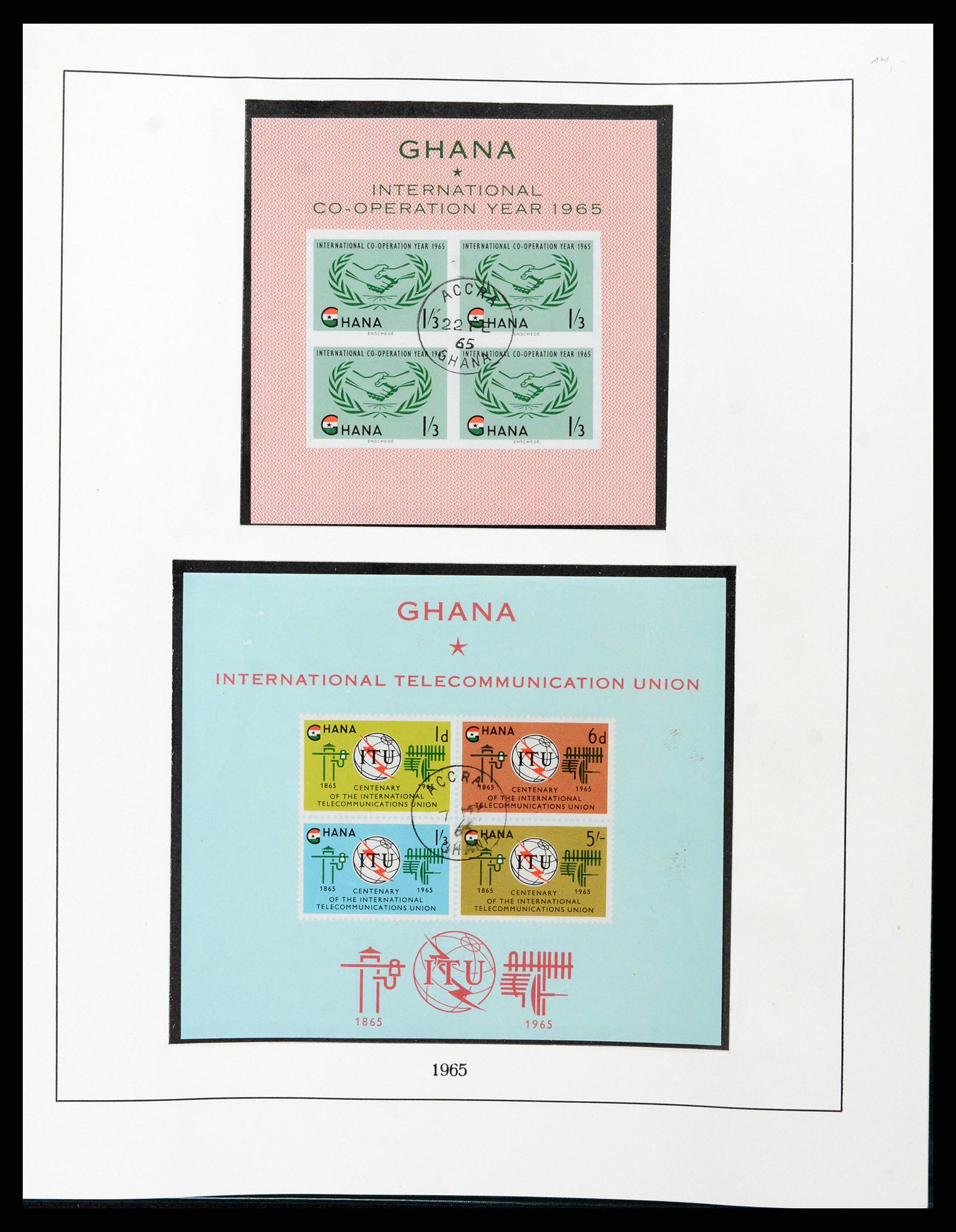 37584 030 - Postzegelverzameling 37584 Ghana 1957-1972.