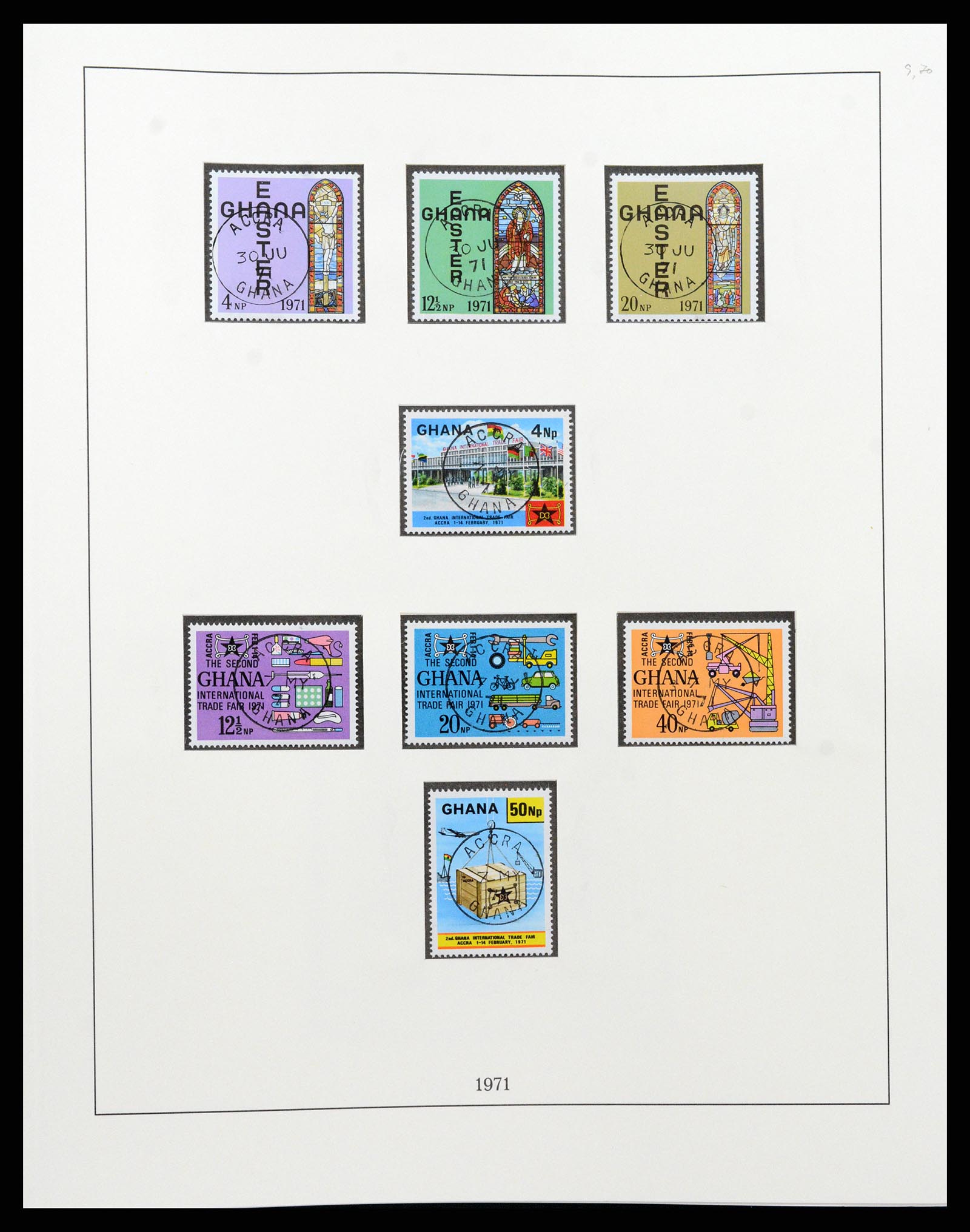 37584 064 - Postzegelverzameling 37584 Ghana 1957-1972.