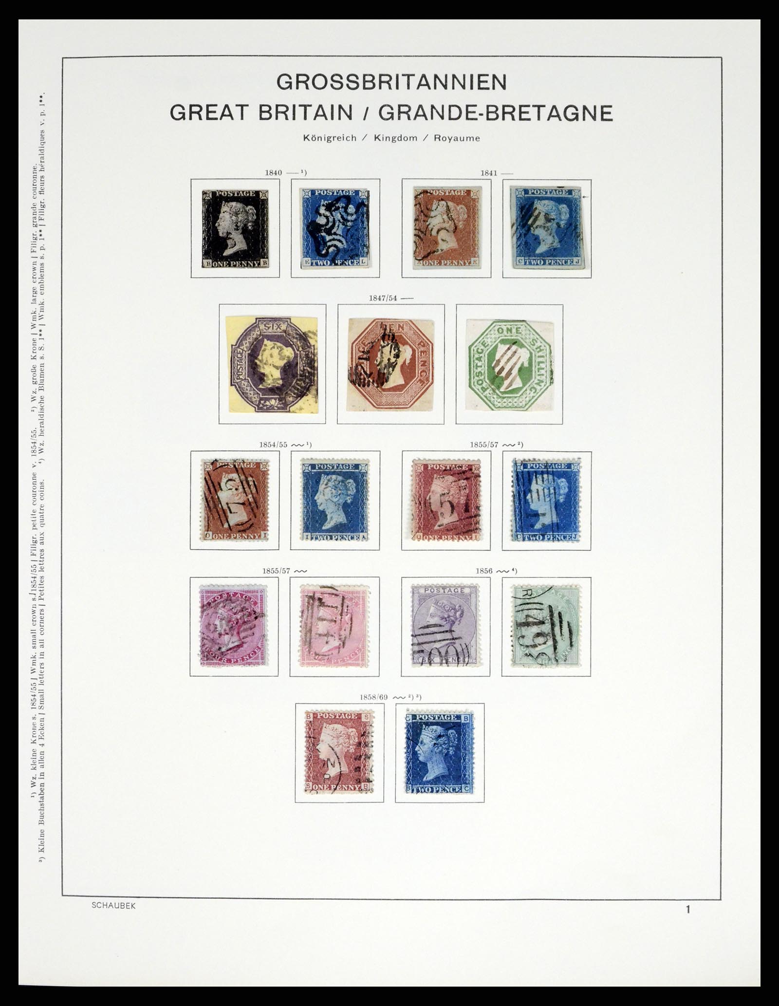 37585 001 - Stamp collection 37585 Great Britain supercollection 1840-2015.