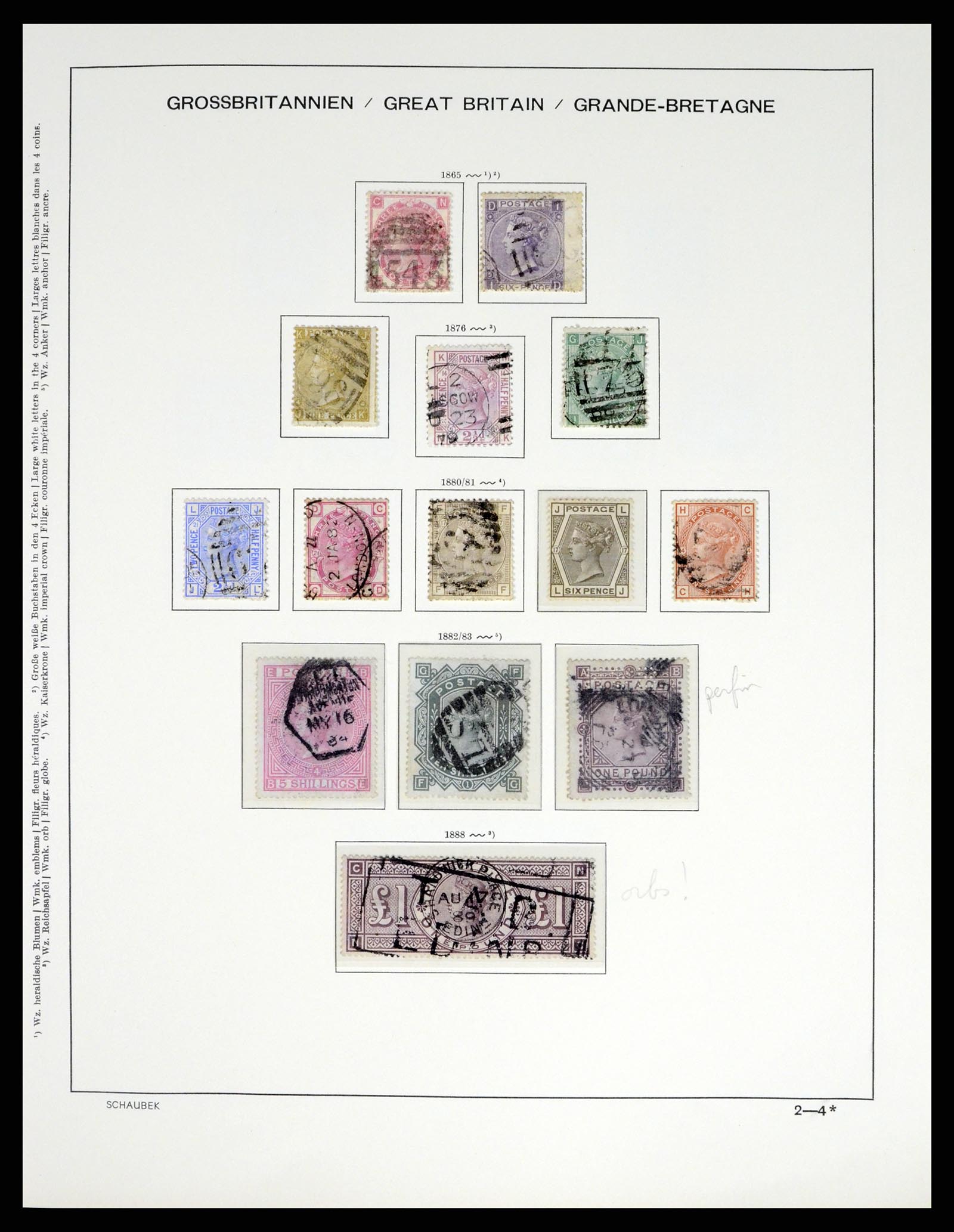 37585 004 - Stamp collection 37585 Great Britain supercollection 1840-2015.