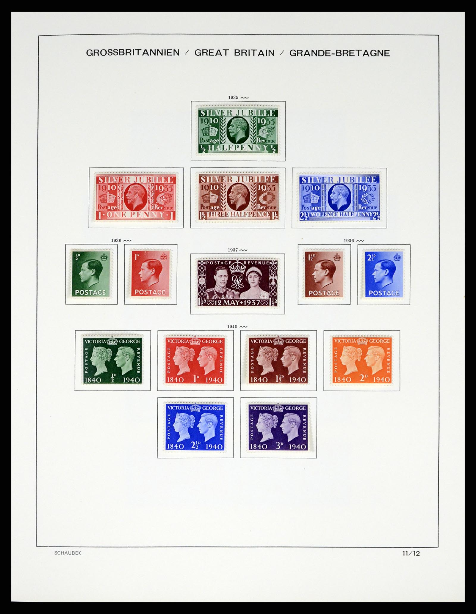 37585 011 - Stamp collection 37585 Great Britain supercollection 1840-2015.
