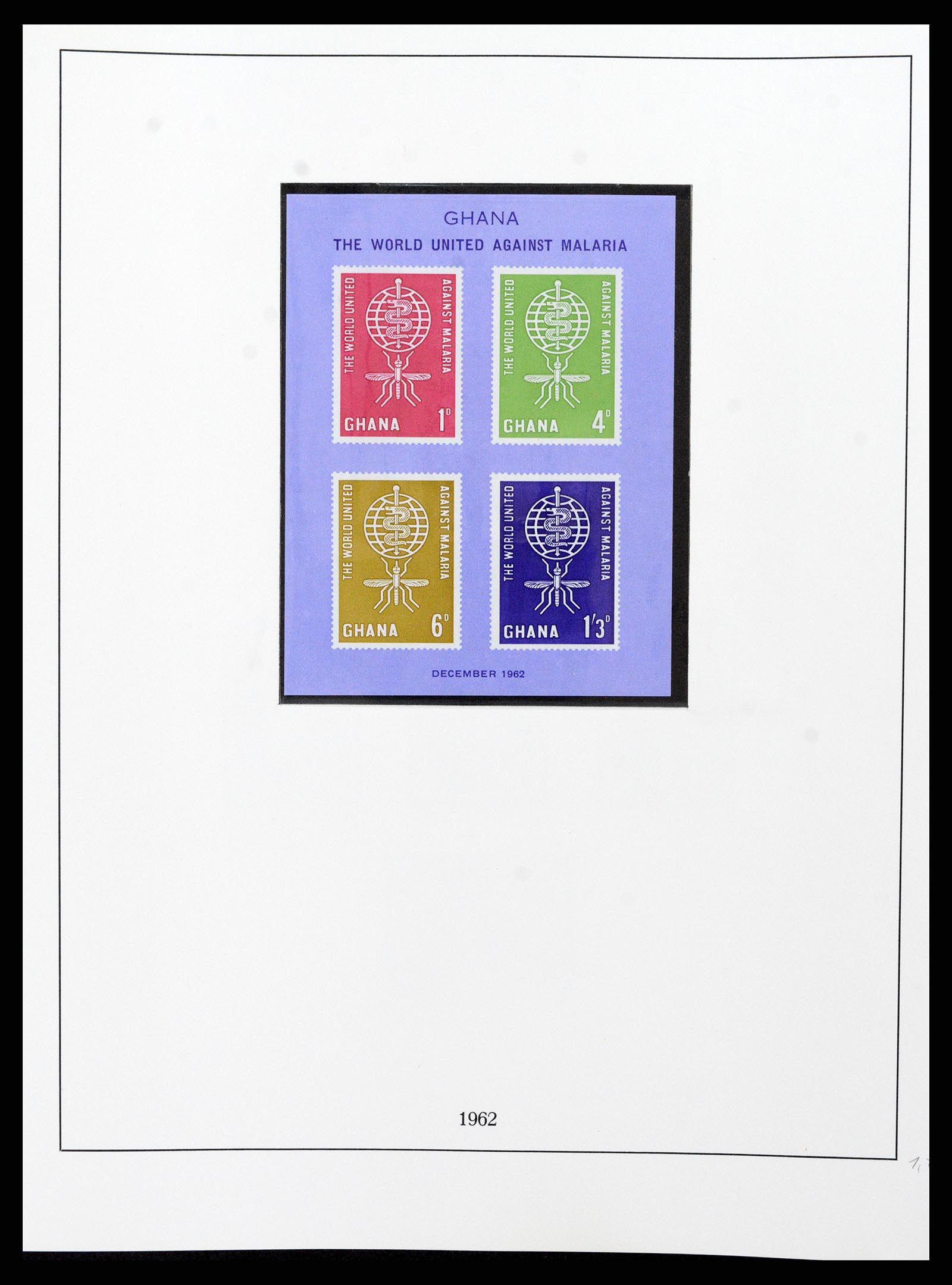 37586 017 - Postzegelverzameling 37586 Ghana 1957-1972.