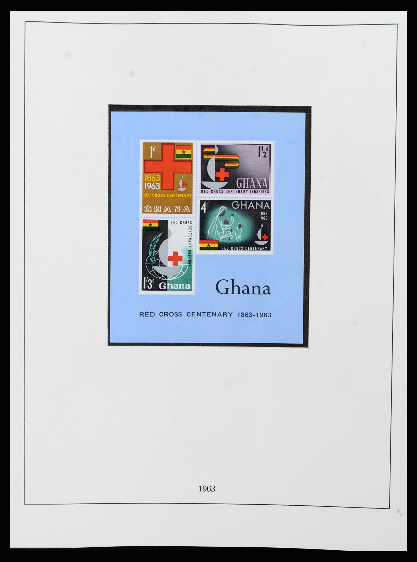 37586 020 - Postzegelverzameling 37586 Ghana 1957-1972.