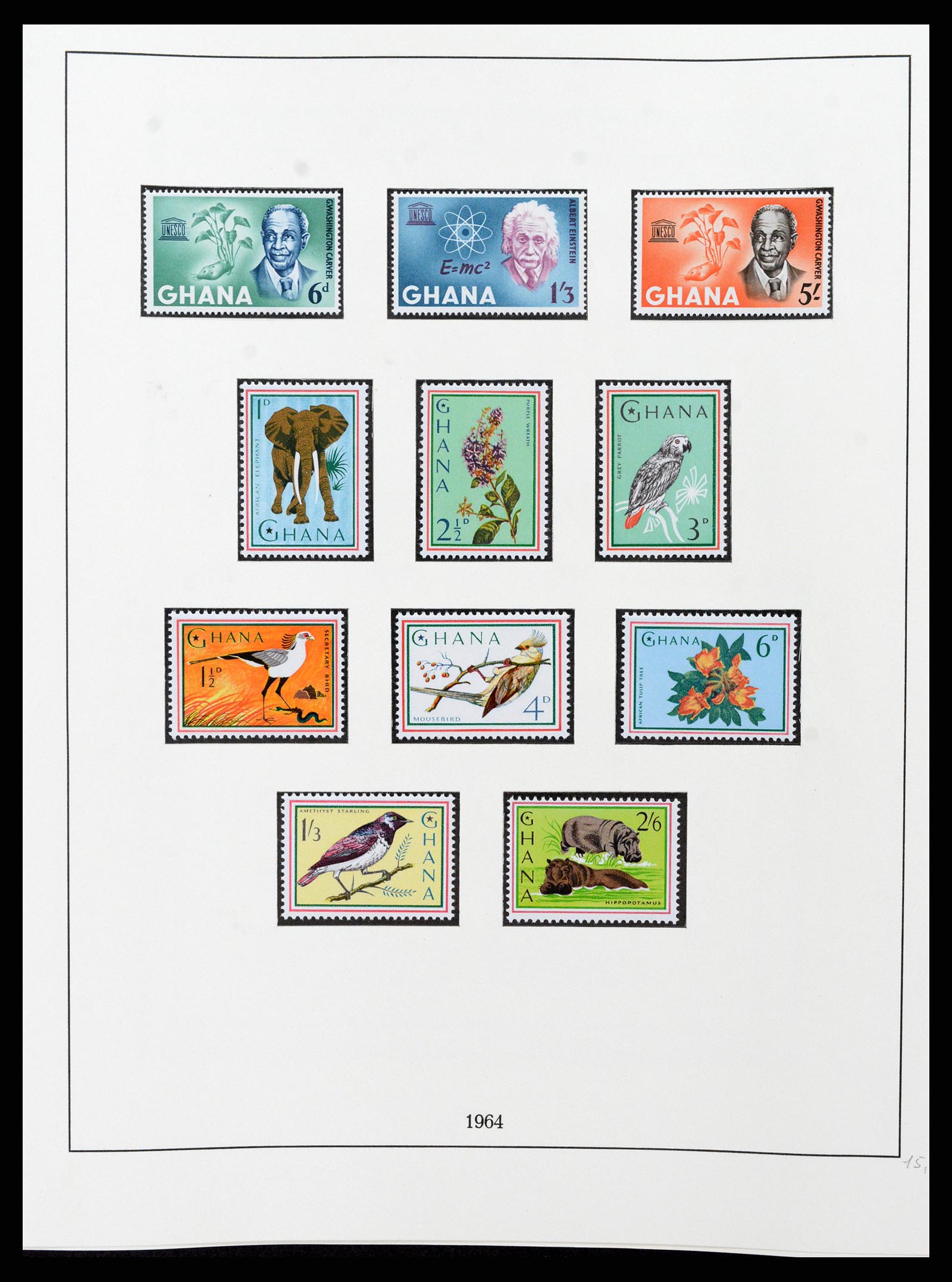 37586 026 - Postzegelverzameling 37586 Ghana 1957-1972.