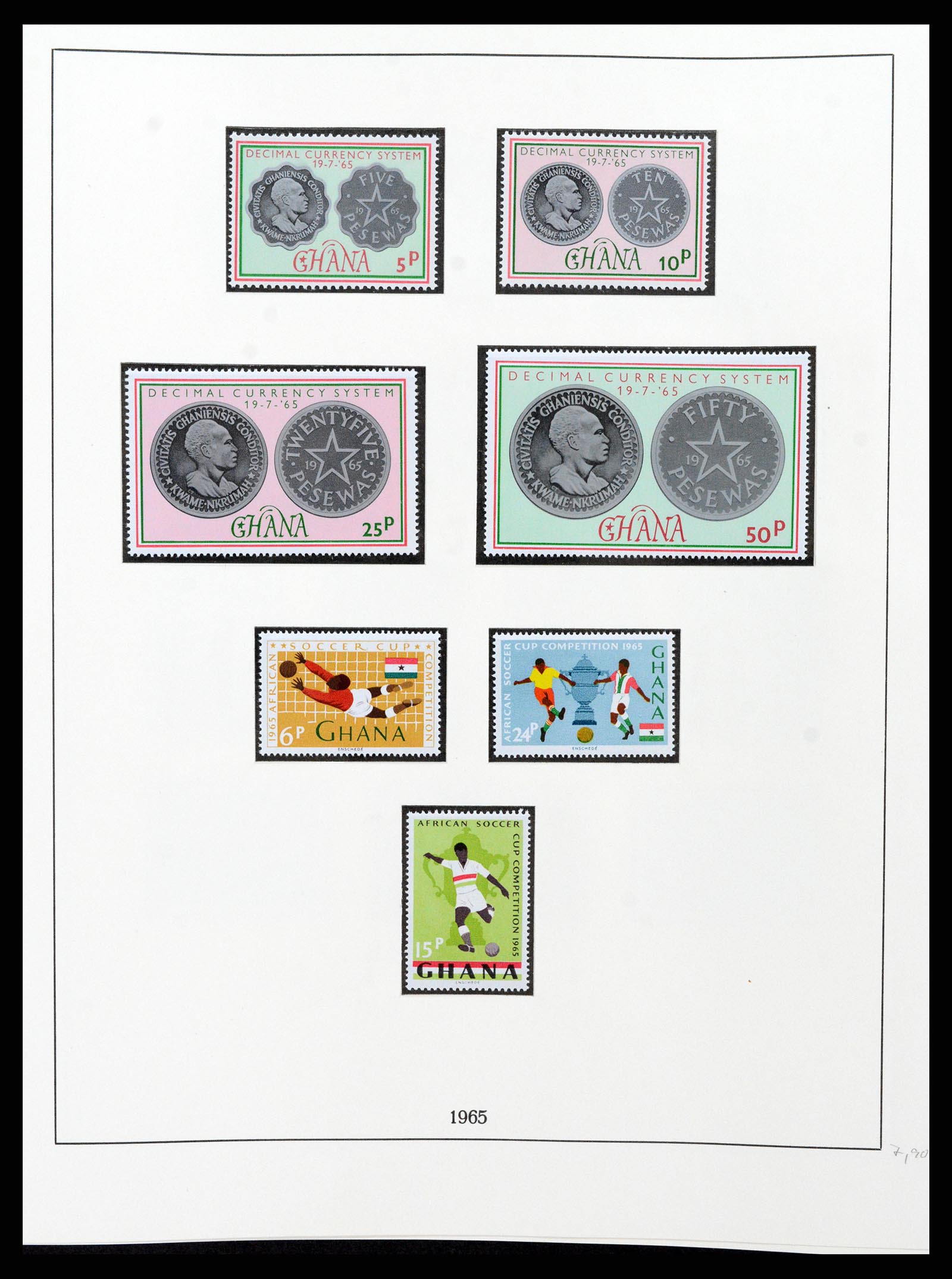 37586 032 - Postzegelverzameling 37586 Ghana 1957-1972.