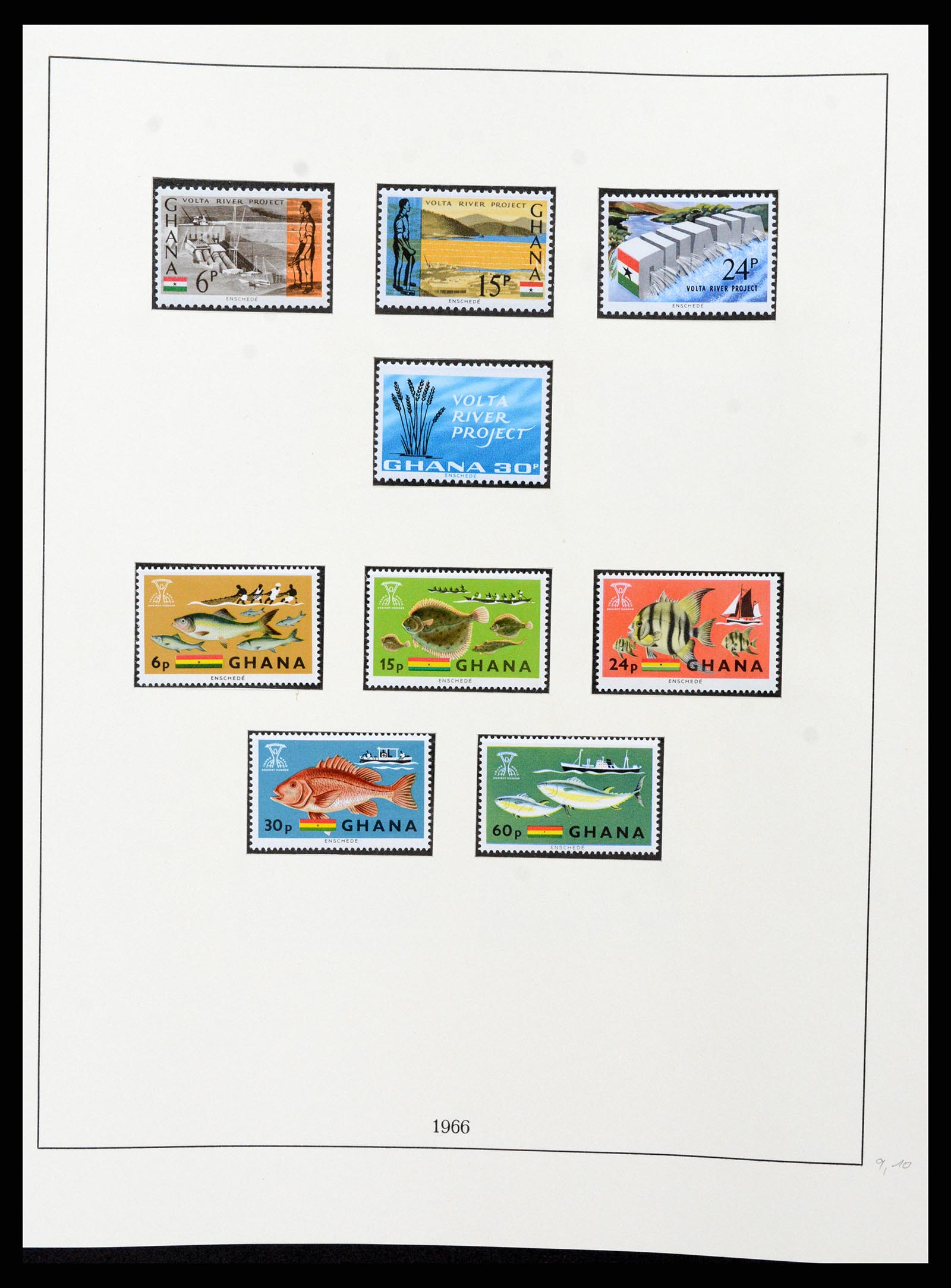 37586 036 - Postzegelverzameling 37586 Ghana 1957-1972.