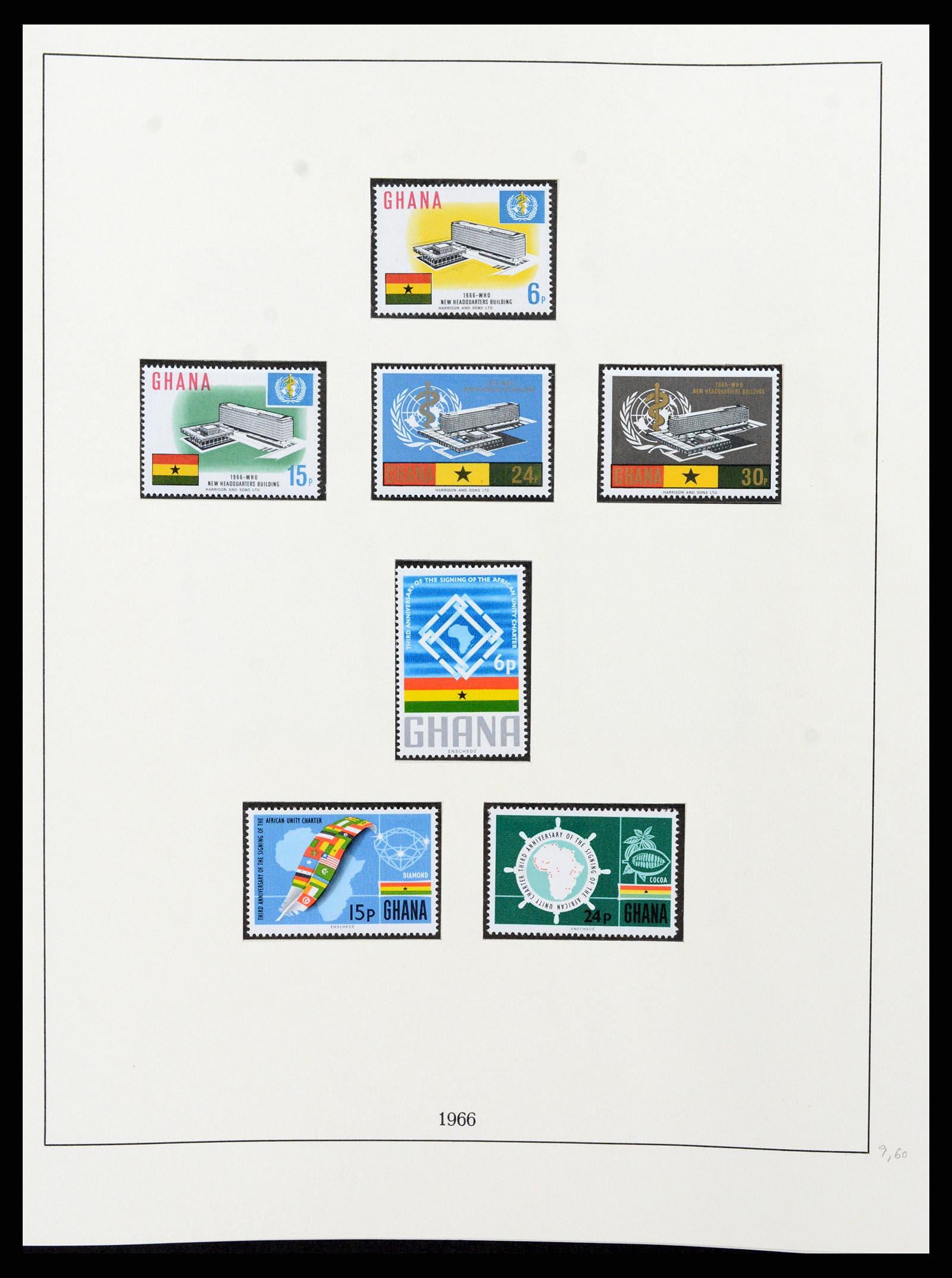37586 037 - Postzegelverzameling 37586 Ghana 1957-1972.