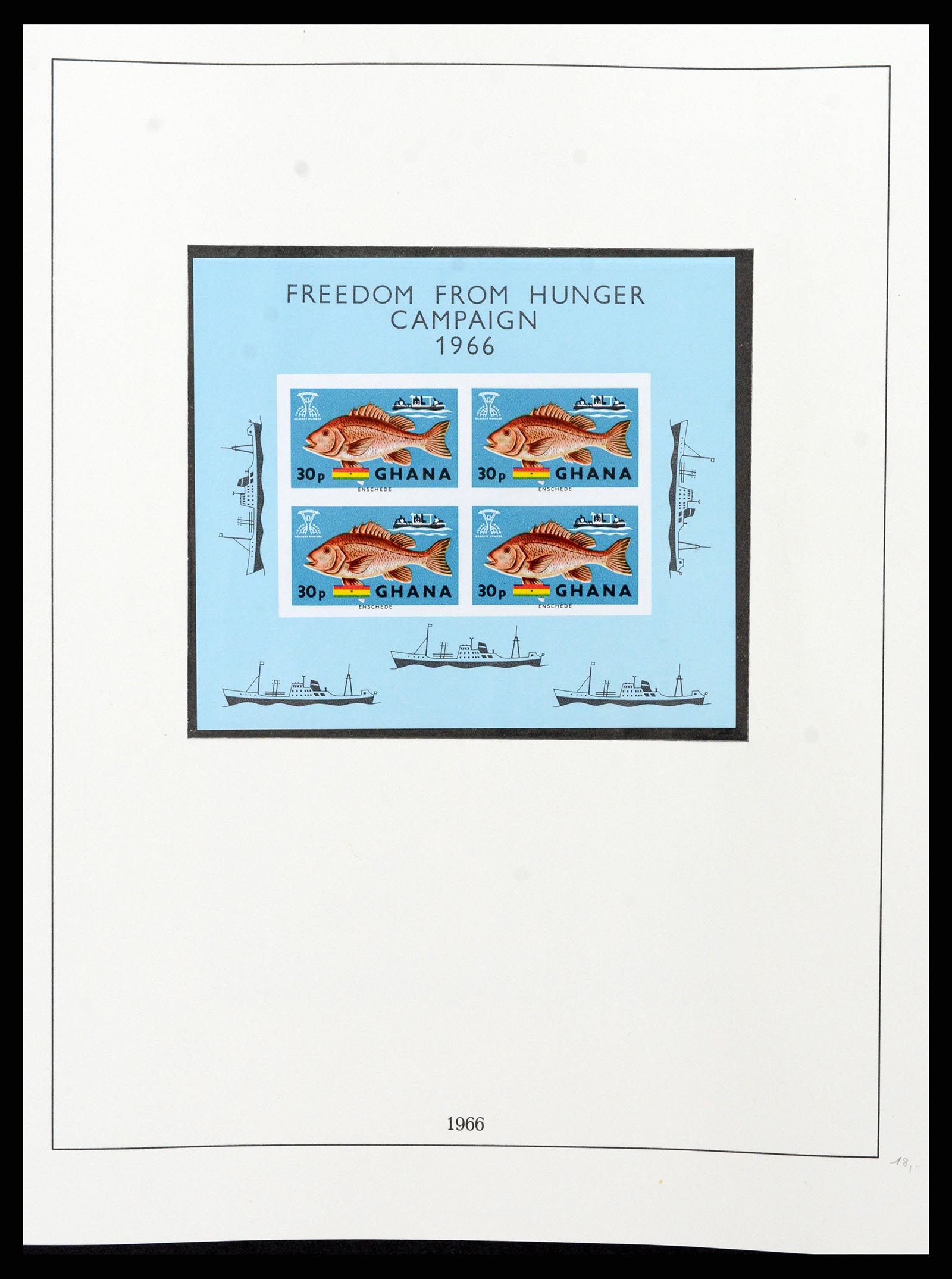 37586 038 - Postzegelverzameling 37586 Ghana 1957-1972.