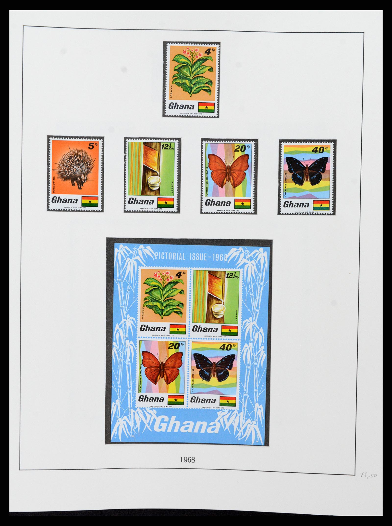 37586 051 - Postzegelverzameling 37586 Ghana 1957-1972.