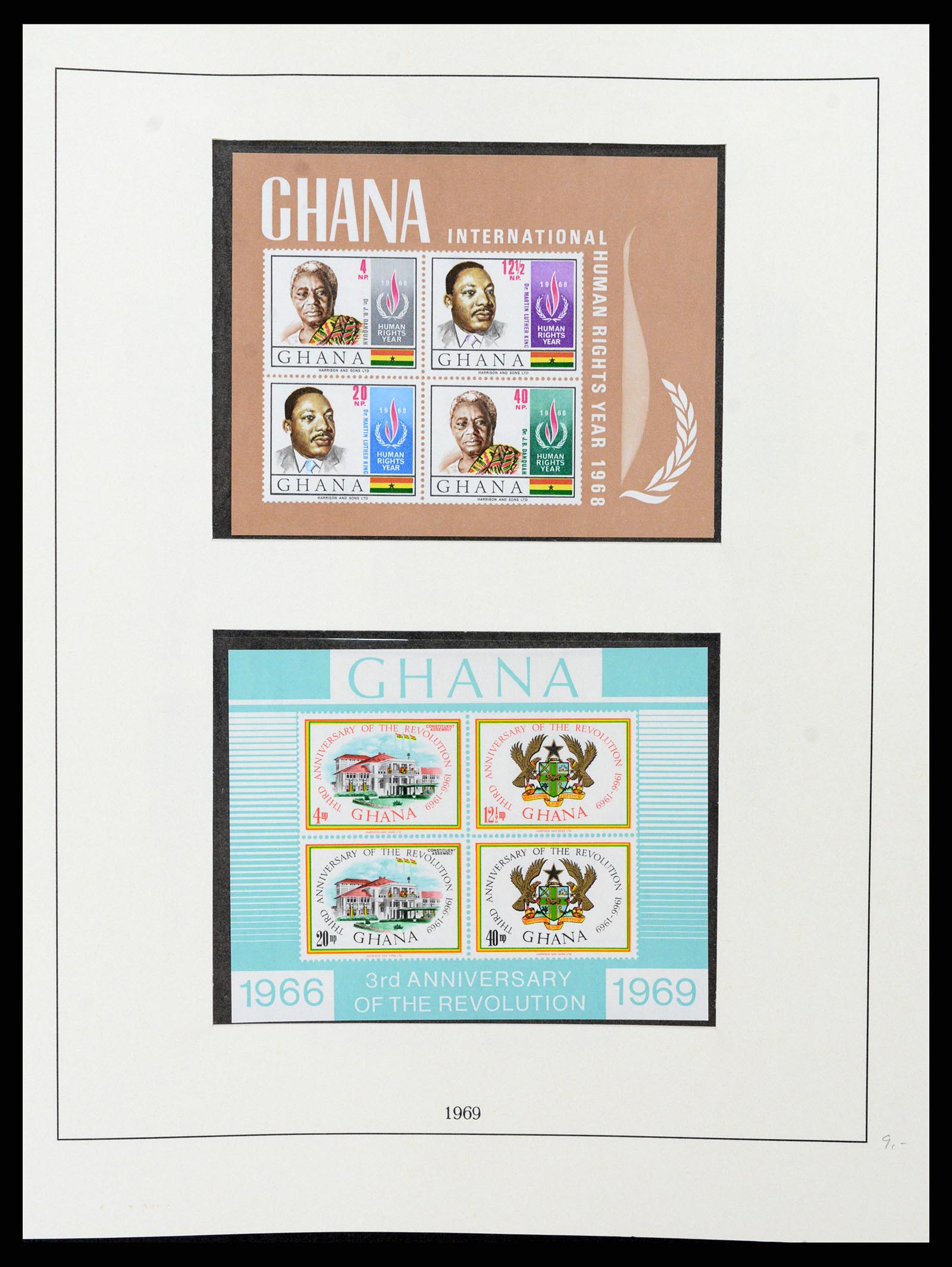 37586 056 - Postzegelverzameling 37586 Ghana 1957-1972.