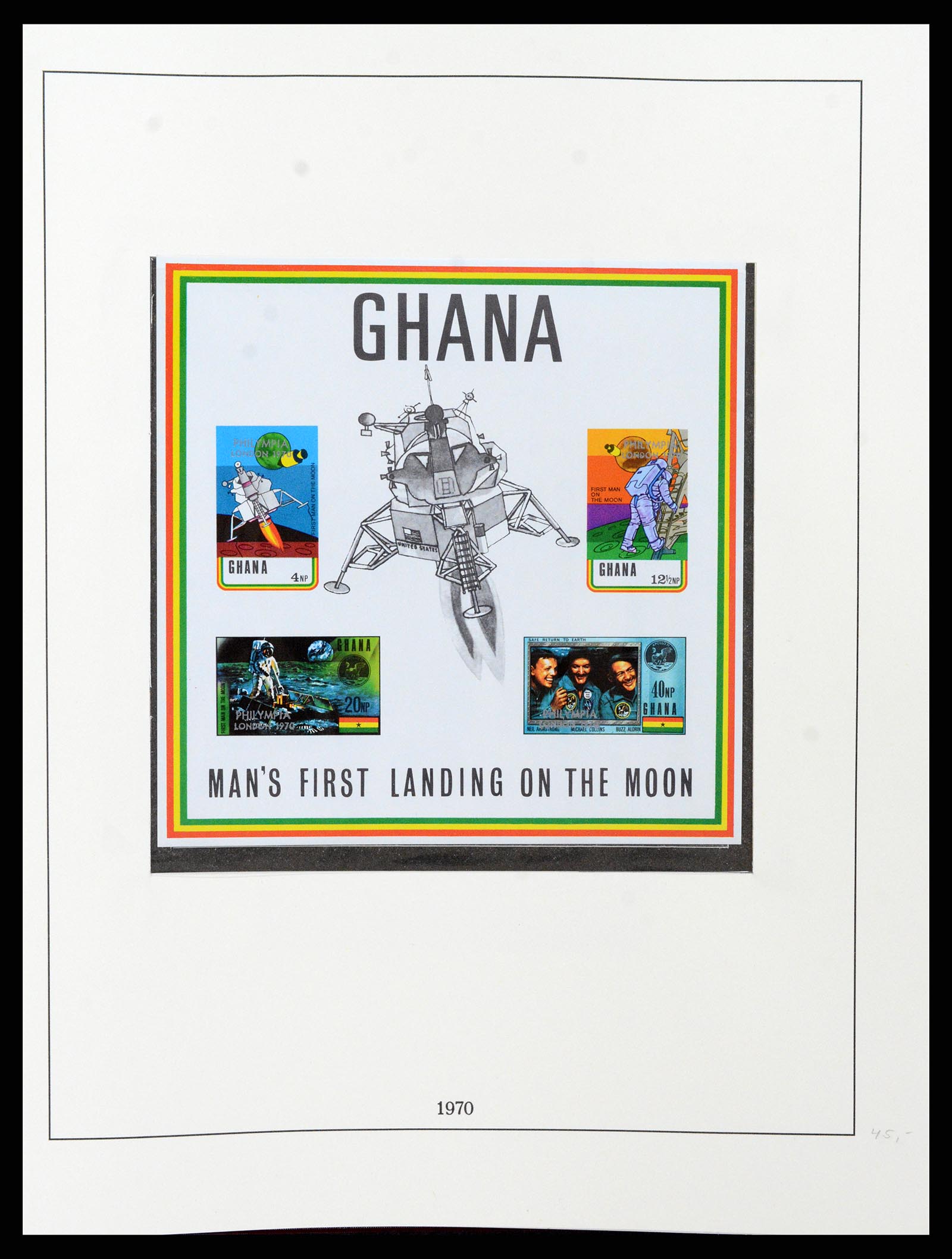 37586 063 - Postzegelverzameling 37586 Ghana 1957-1972.
