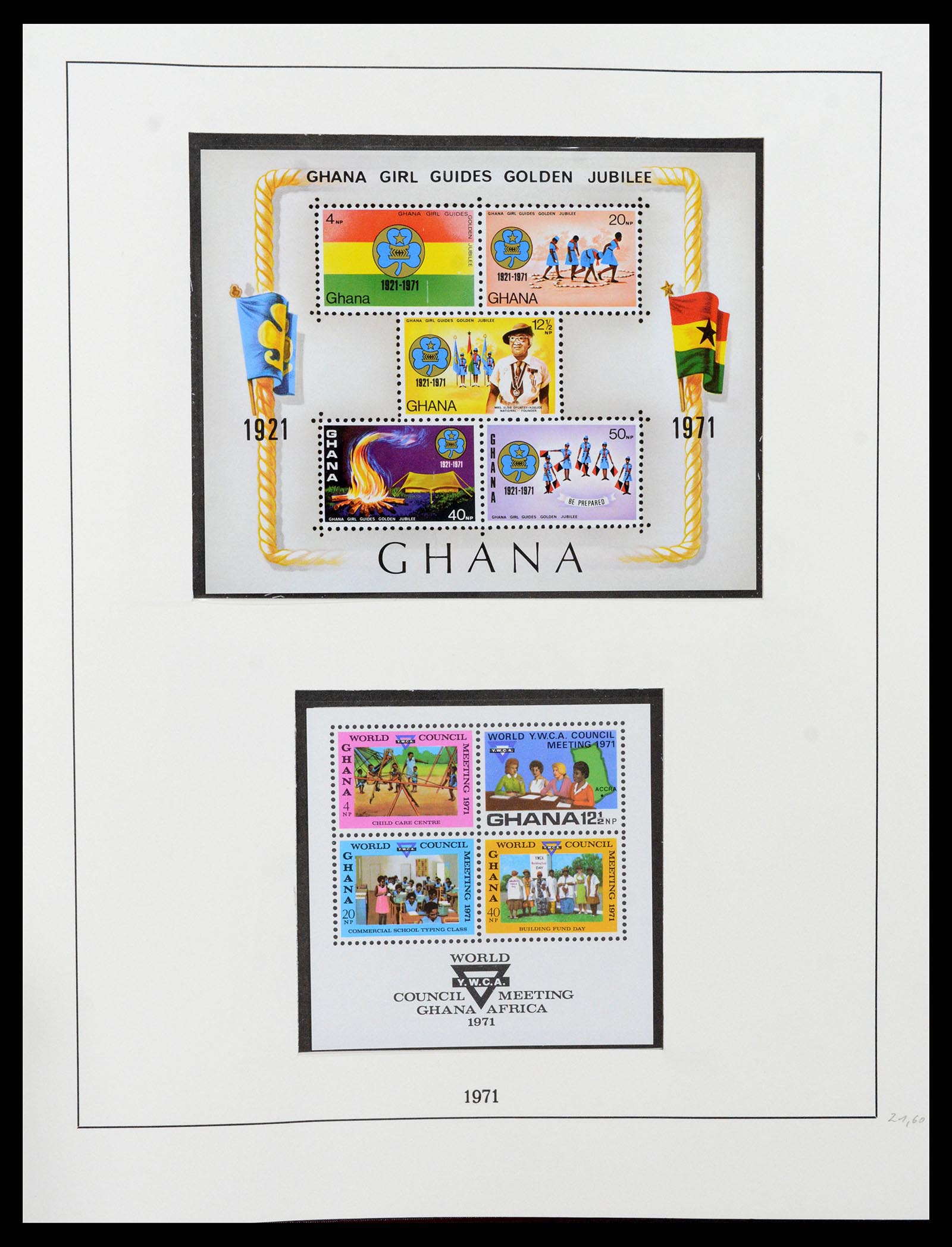 37586 069 - Postzegelverzameling 37586 Ghana 1957-1972.