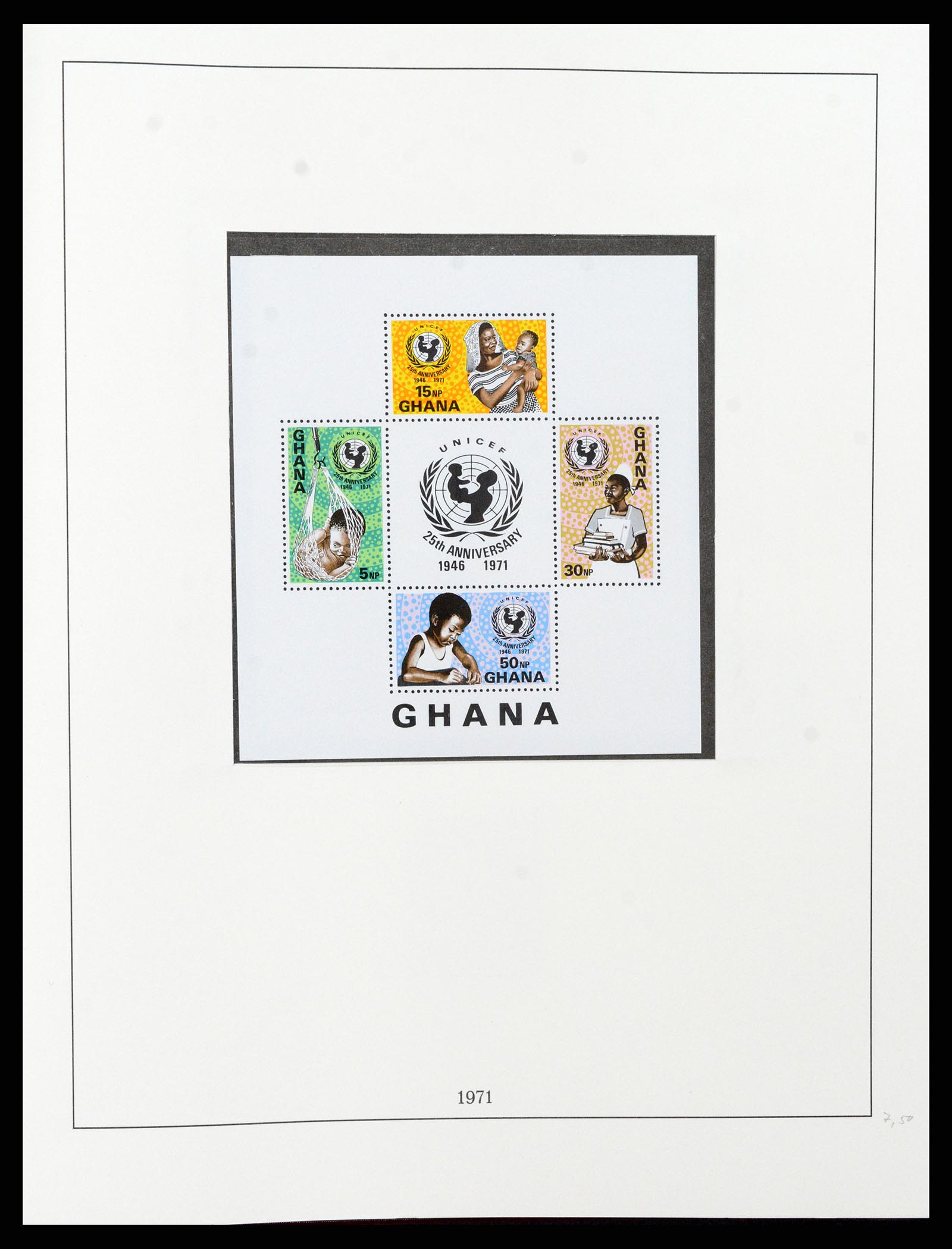 37586 071 - Postzegelverzameling 37586 Ghana 1957-1972.