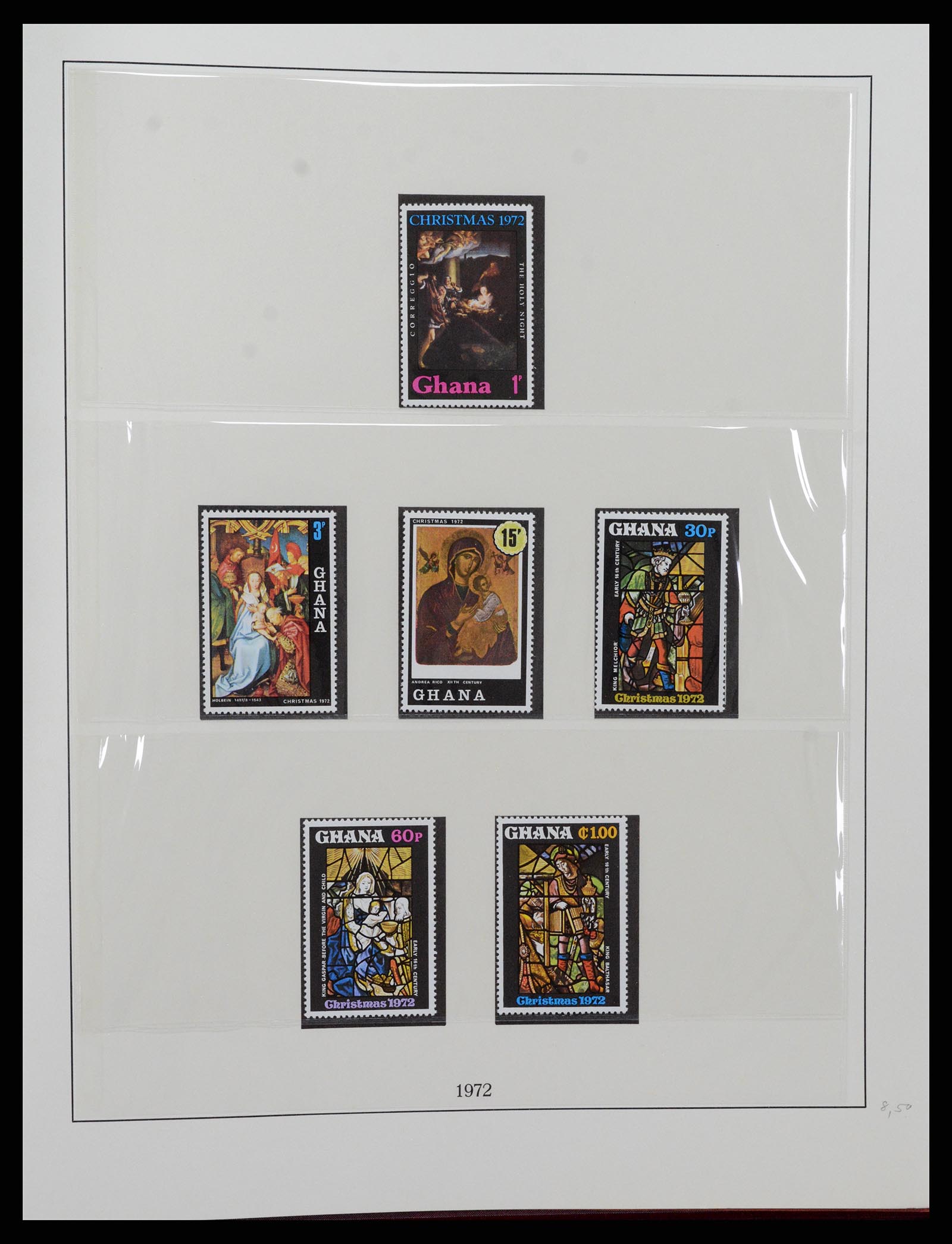 37586 077 - Postzegelverzameling 37586 Ghana 1957-1972.