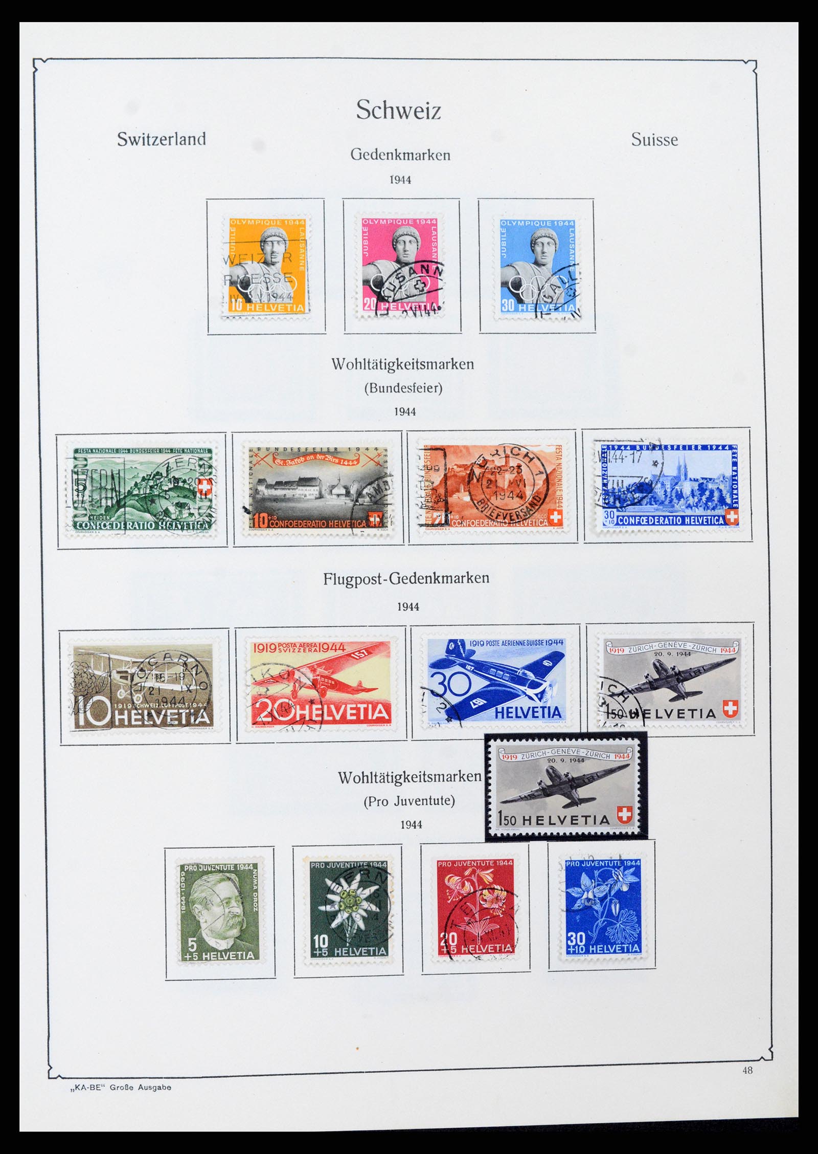 37588 046 - Stamp collection 37588 Switzerland 1854-1974.