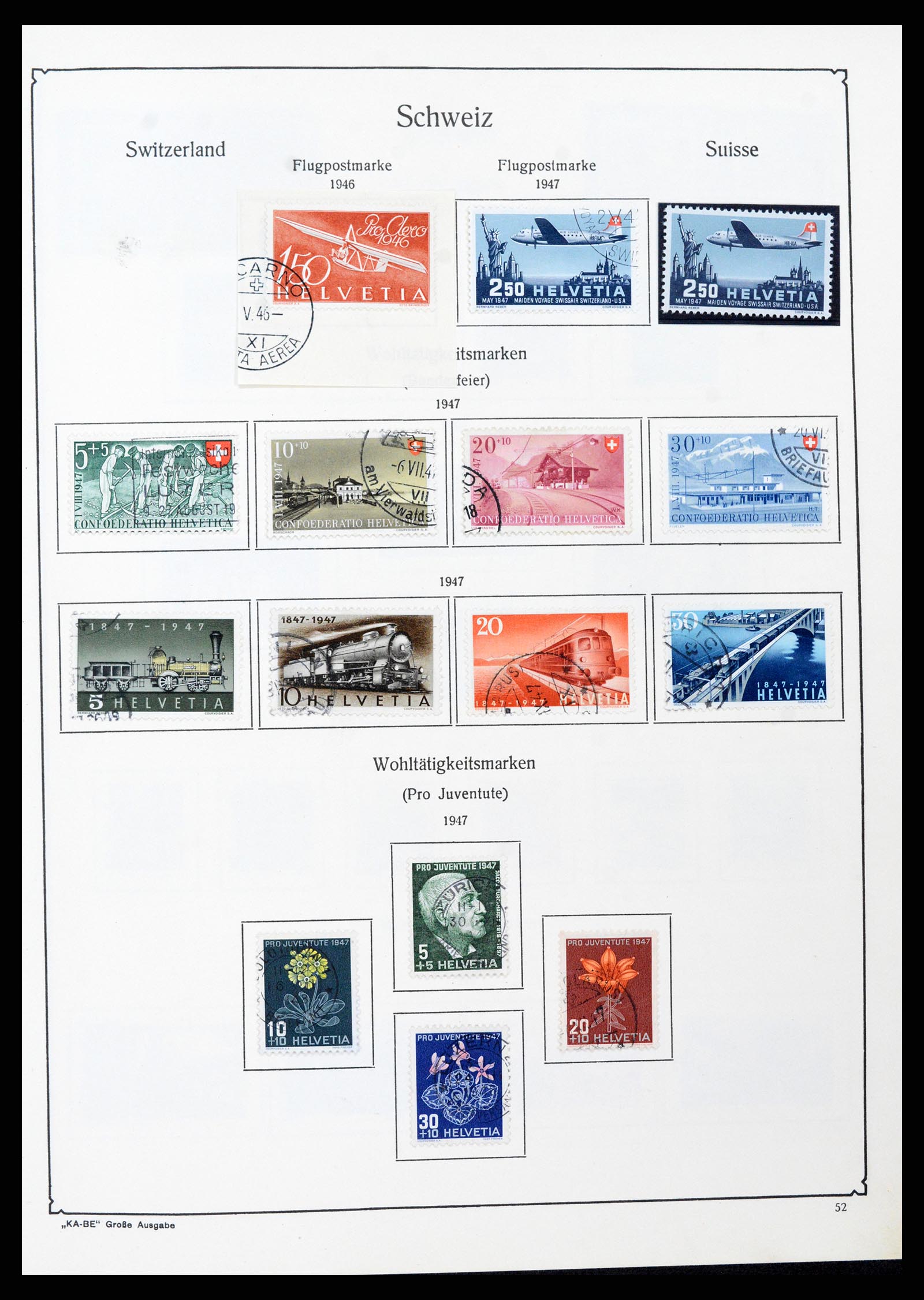 37588 050 - Stamp collection 37588 Switzerland 1854-1974.