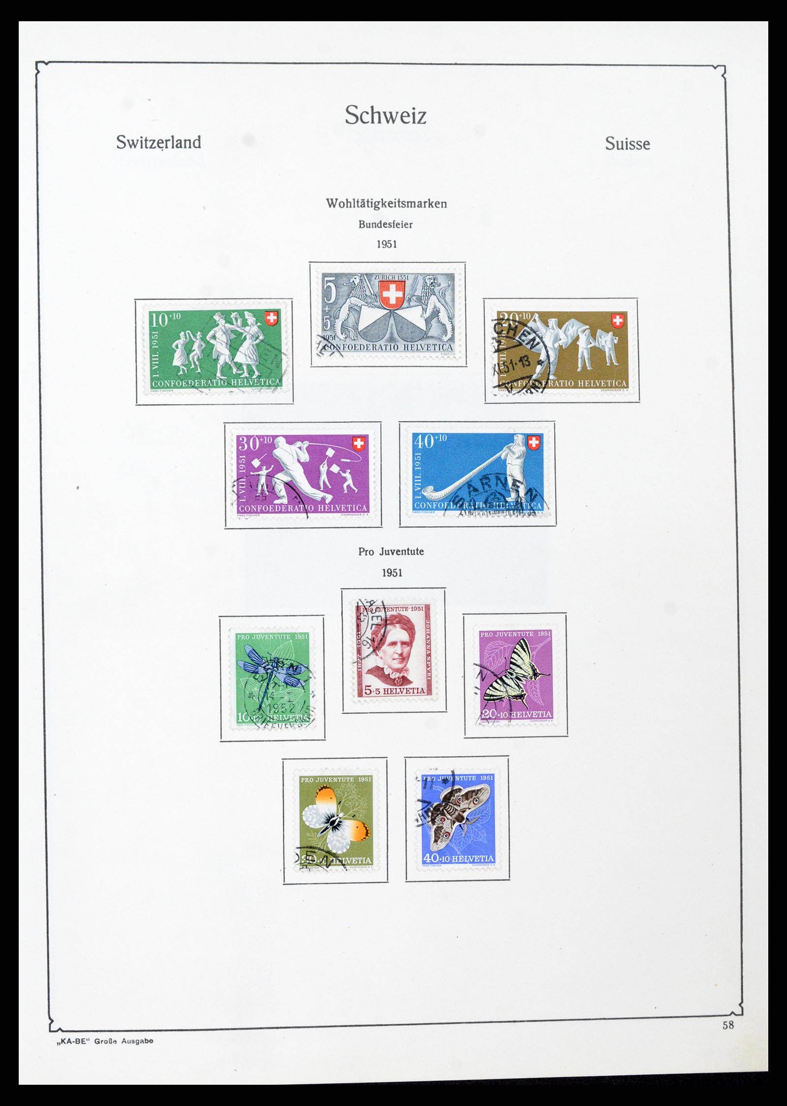 37588 055 - Stamp collection 37588 Switzerland 1854-1974.