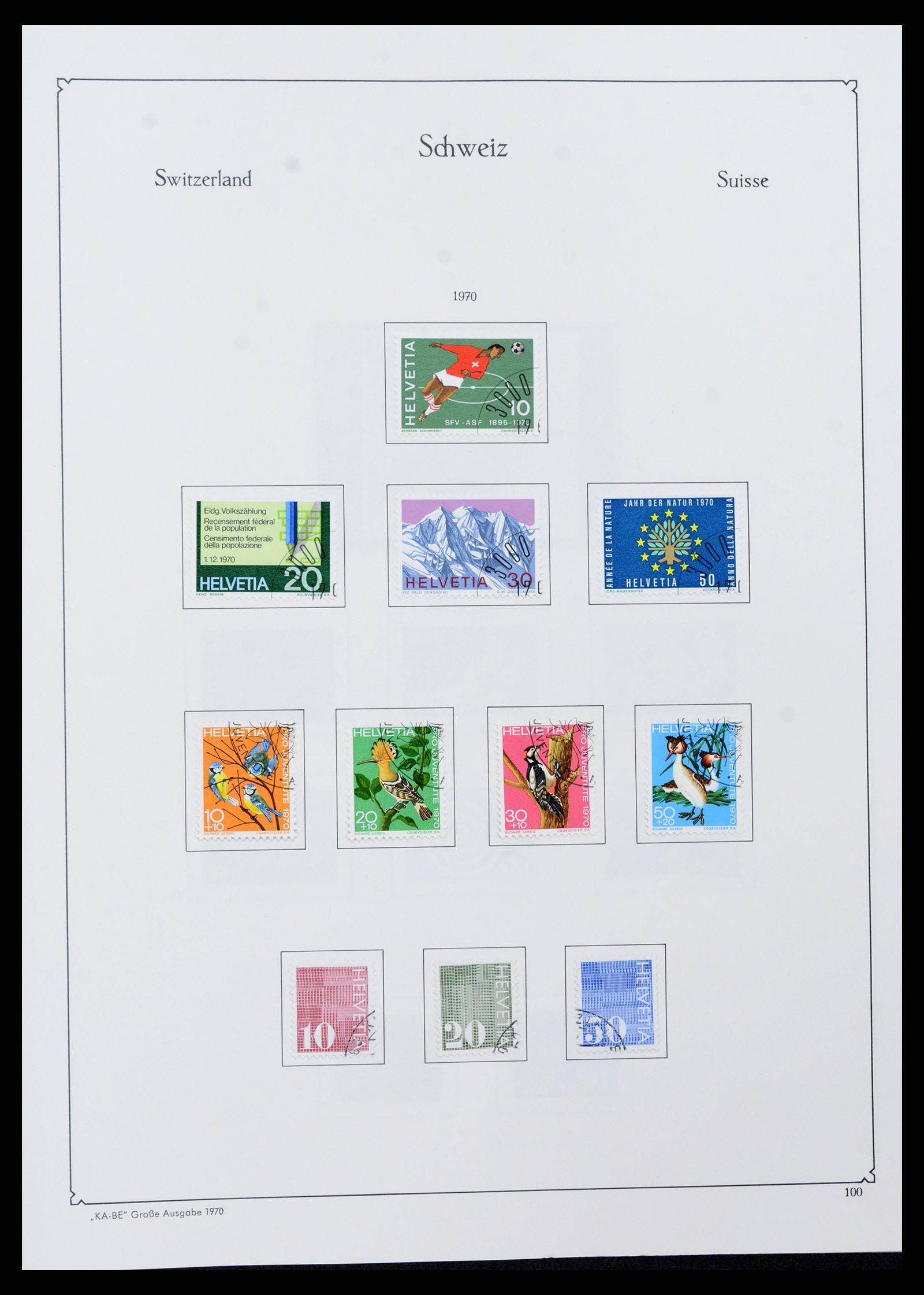 37588 101 - Postzegelverzameling 37588 Zwitserland 1854-1974.