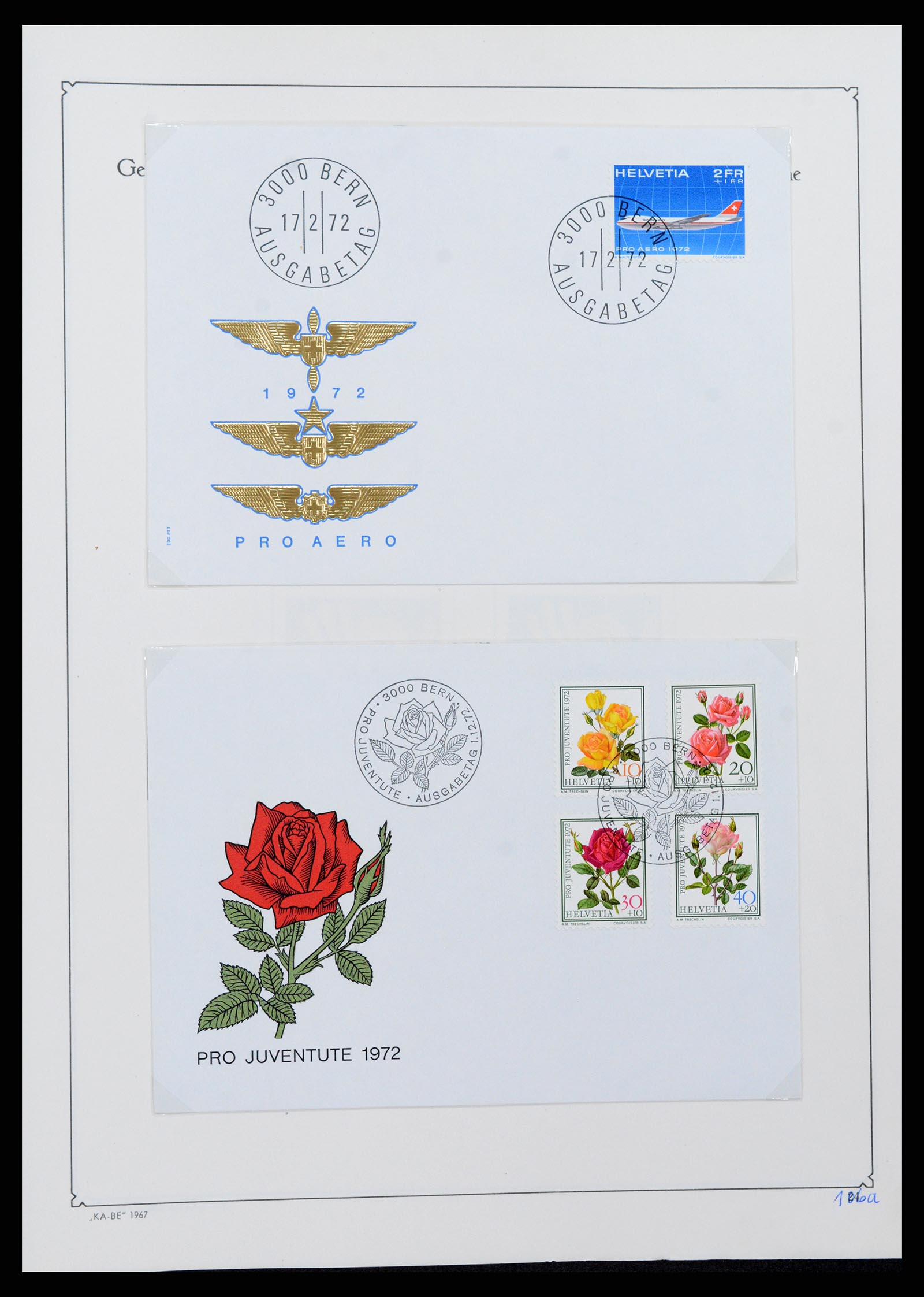 37588 108 - Postzegelverzameling 37588 Zwitserland 1854-1974.