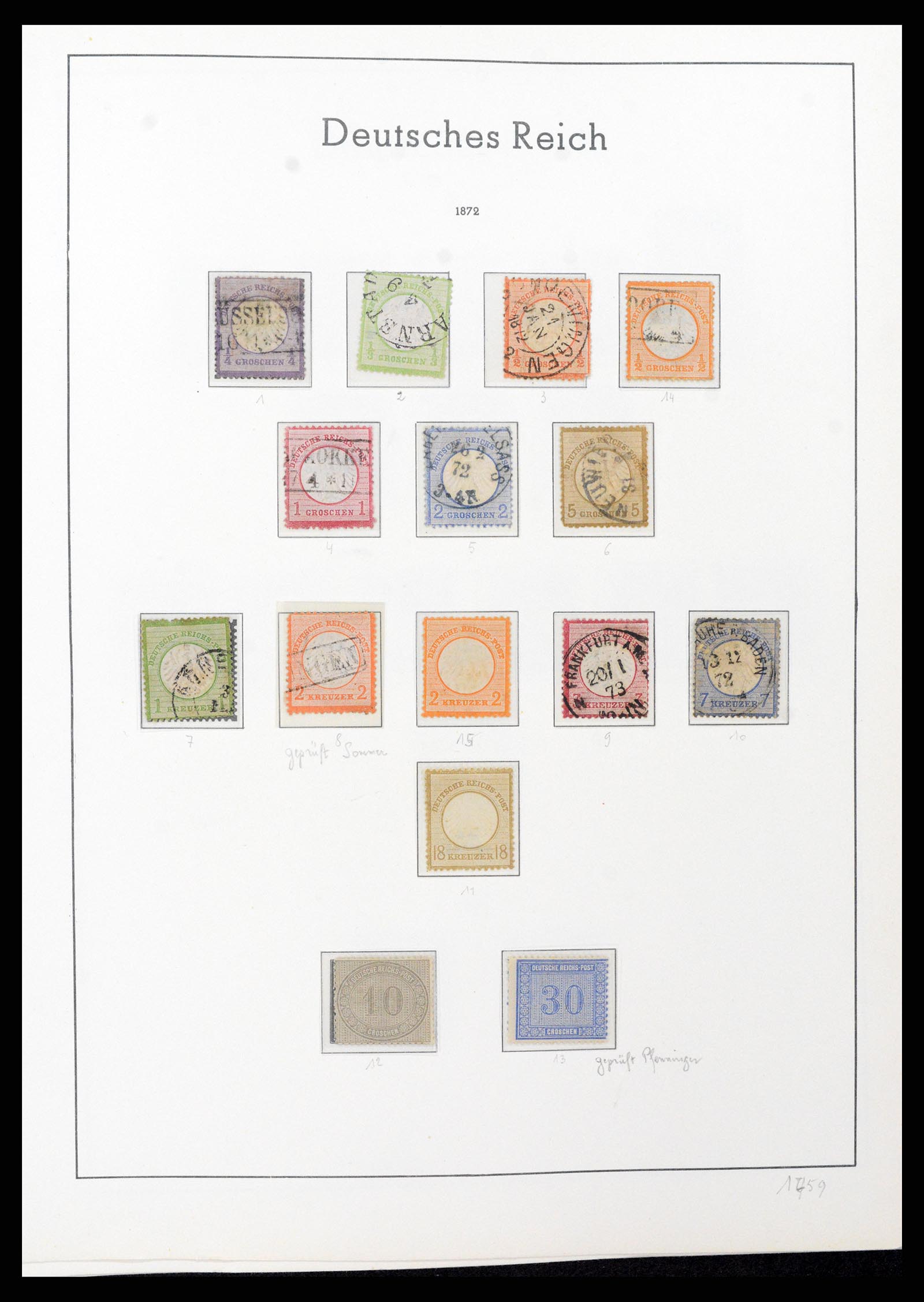 37589 002 - Postzegelverzameling 37589 Duitse Rijk 1872-1945.