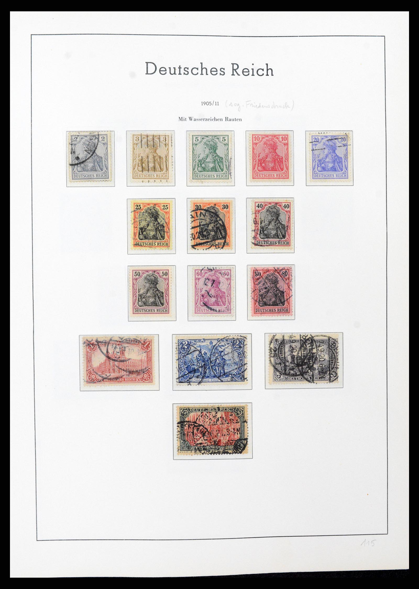 37589 009 - Postzegelverzameling 37589 Duitse Rijk 1872-1945.