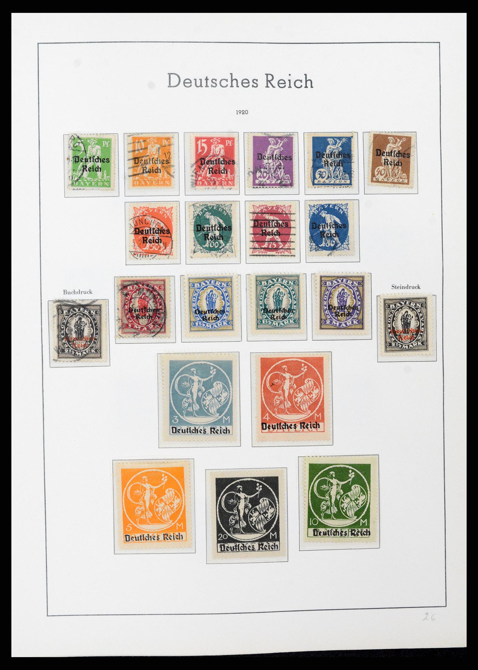 37589 013 - Postzegelverzameling 37589 Duitse Rijk 1872-1945.