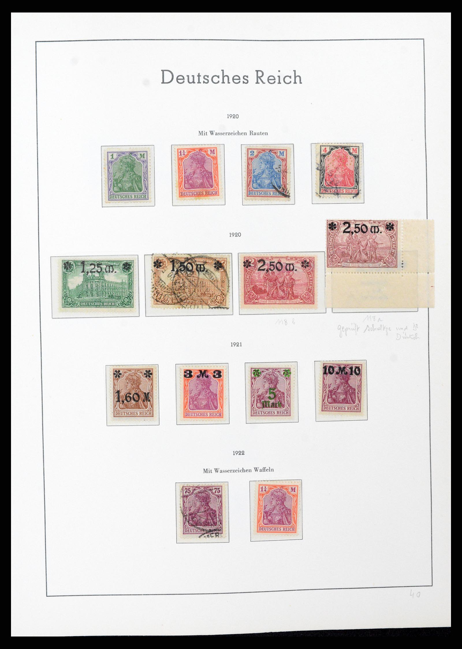 37589 014 - Stamp collection 37589 German Reich 1872-1945.