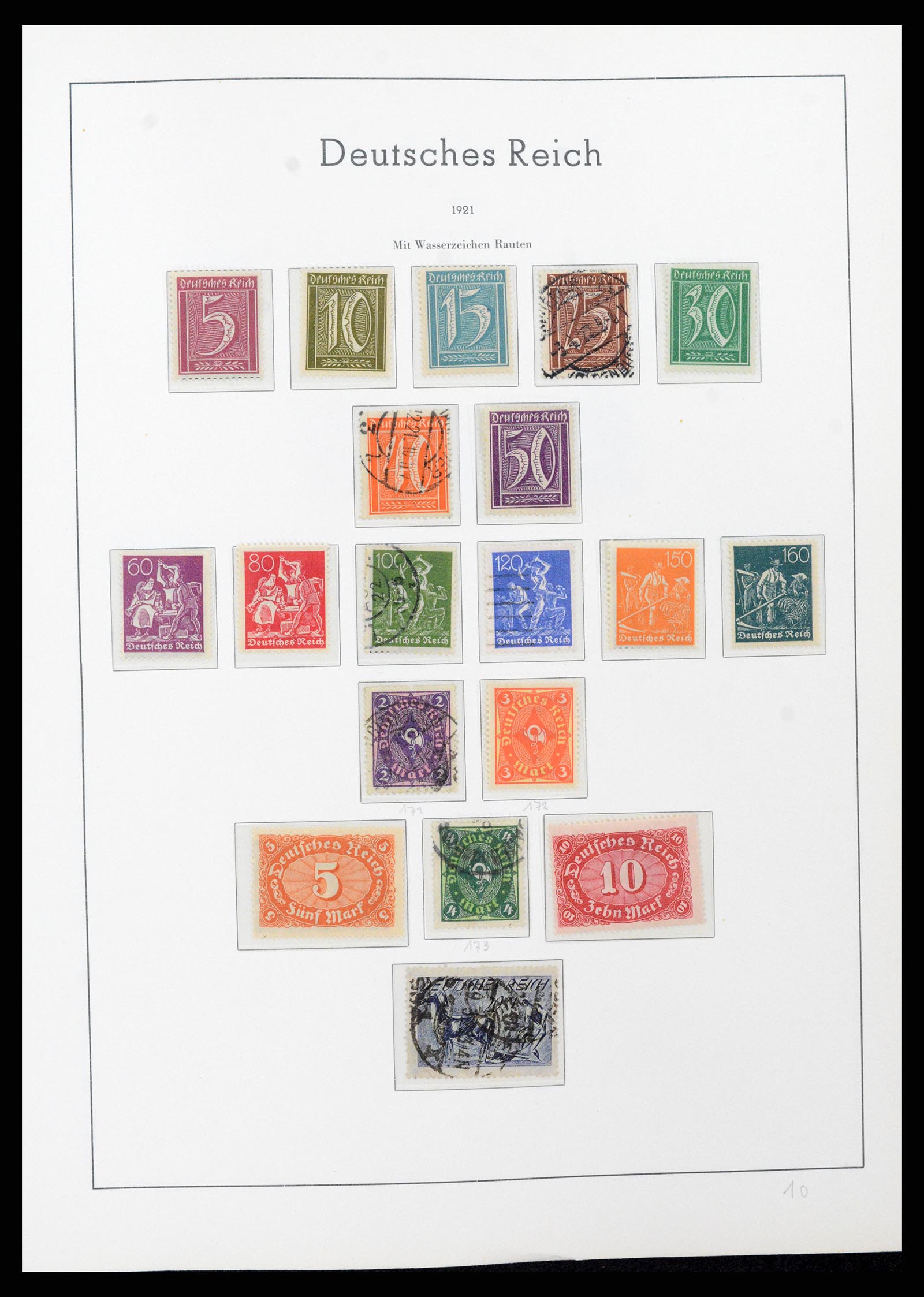 37589 015 - Stamp collection 37589 German Reich 1872-1945.