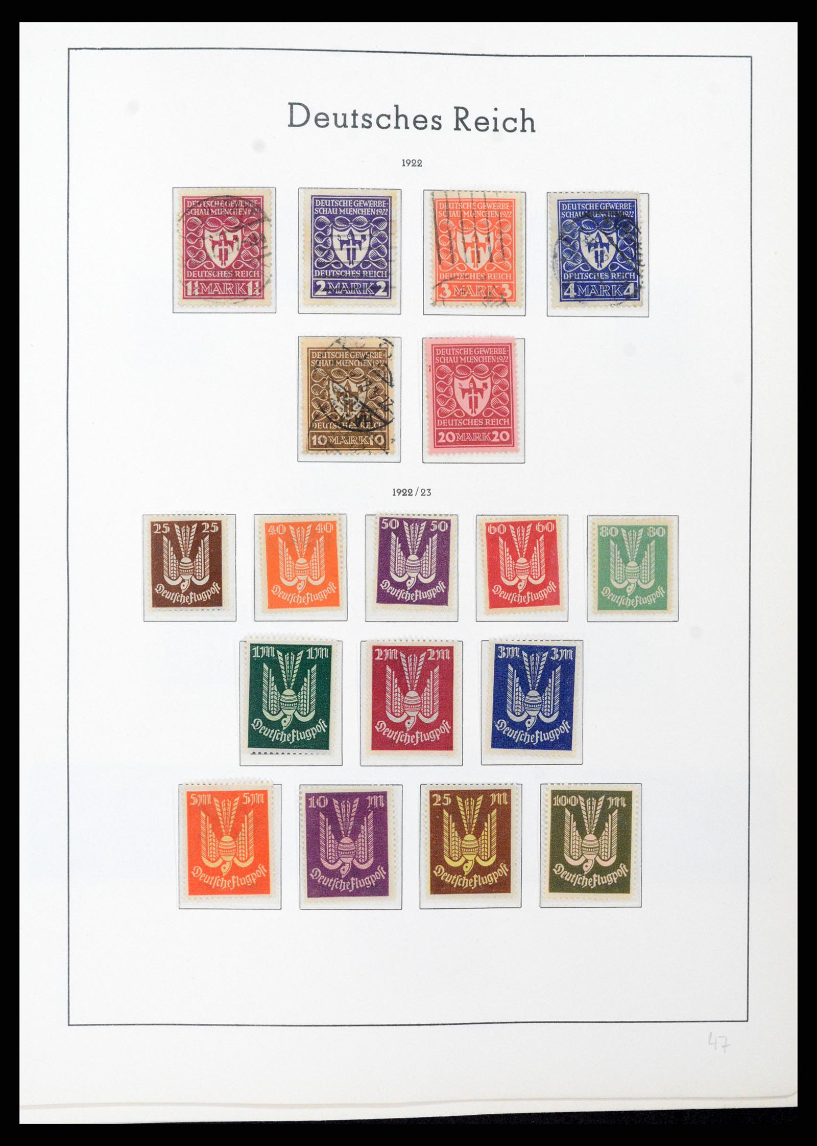 37589 018 - Postzegelverzameling 37589 Duitse Rijk 1872-1945.