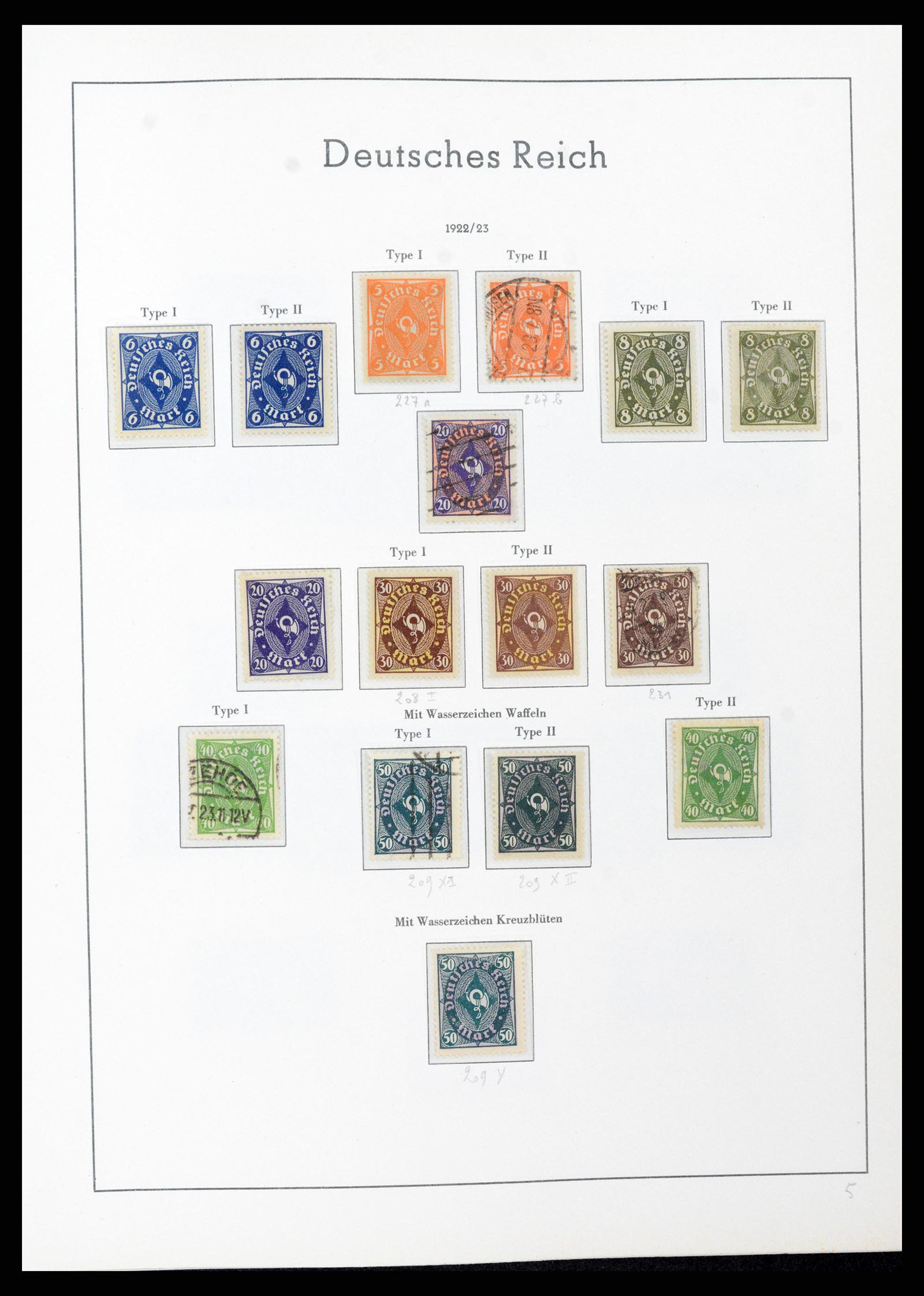 37589 021 - Stamp collection 37589 German Reich 1872-1945.