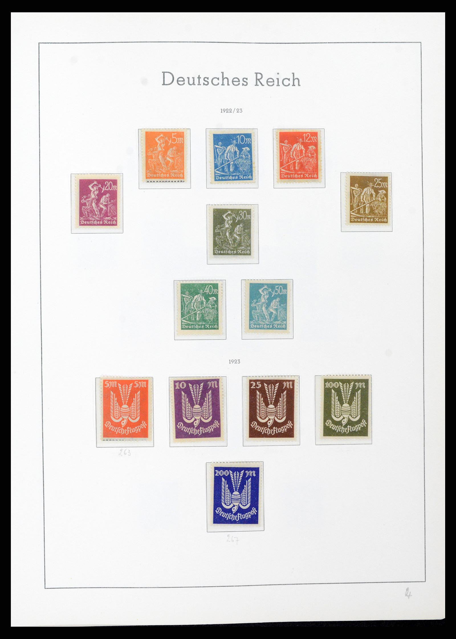 37589 025 - Postzegelverzameling 37589 Duitse Rijk 1872-1945.