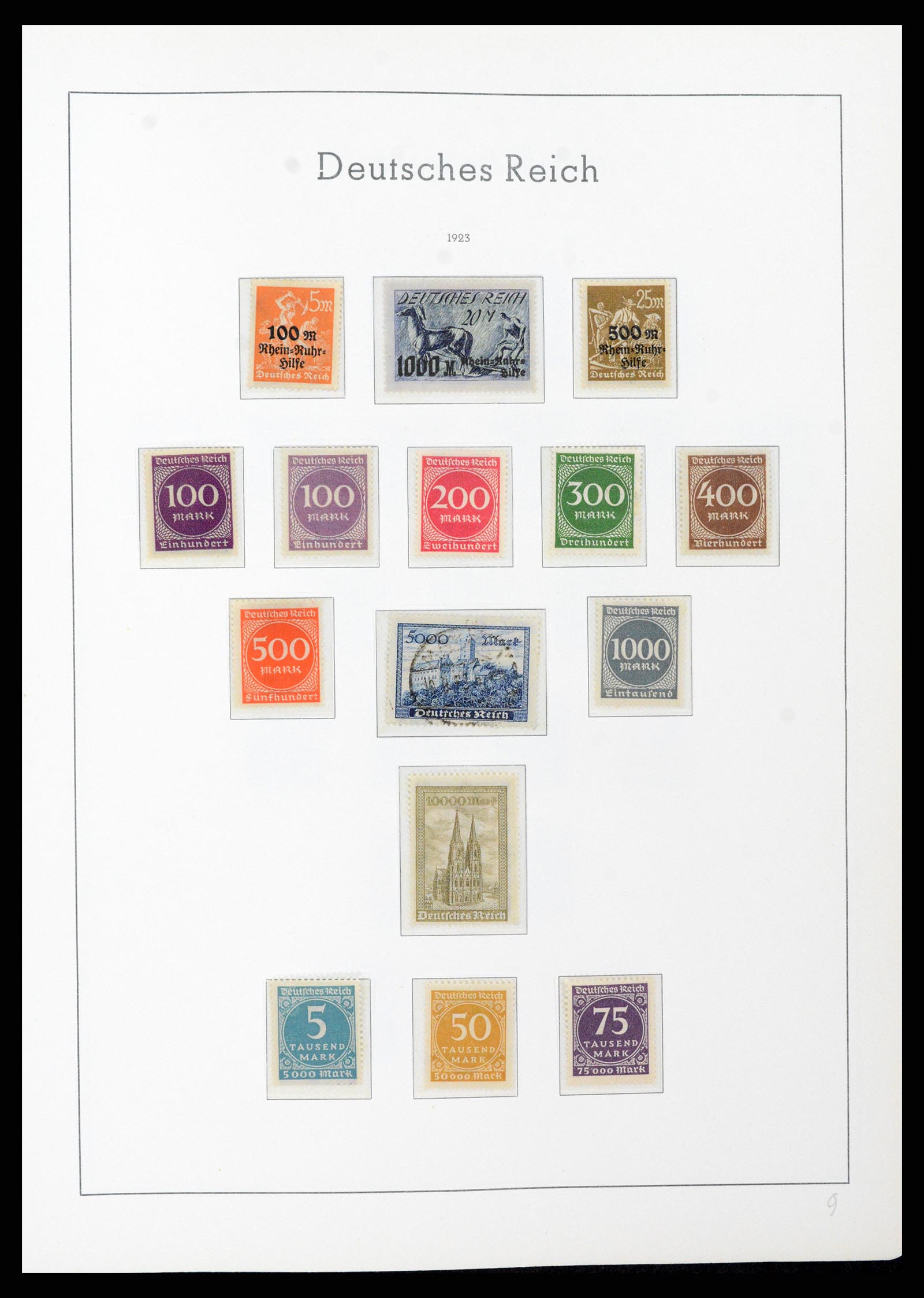 37589 027 - Postzegelverzameling 37589 Duitse Rijk 1872-1945.