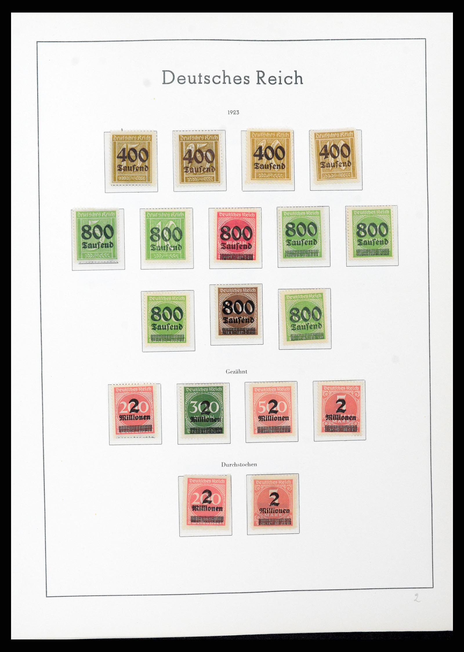37589 029 - Postzegelverzameling 37589 Duitse Rijk 1872-1945.