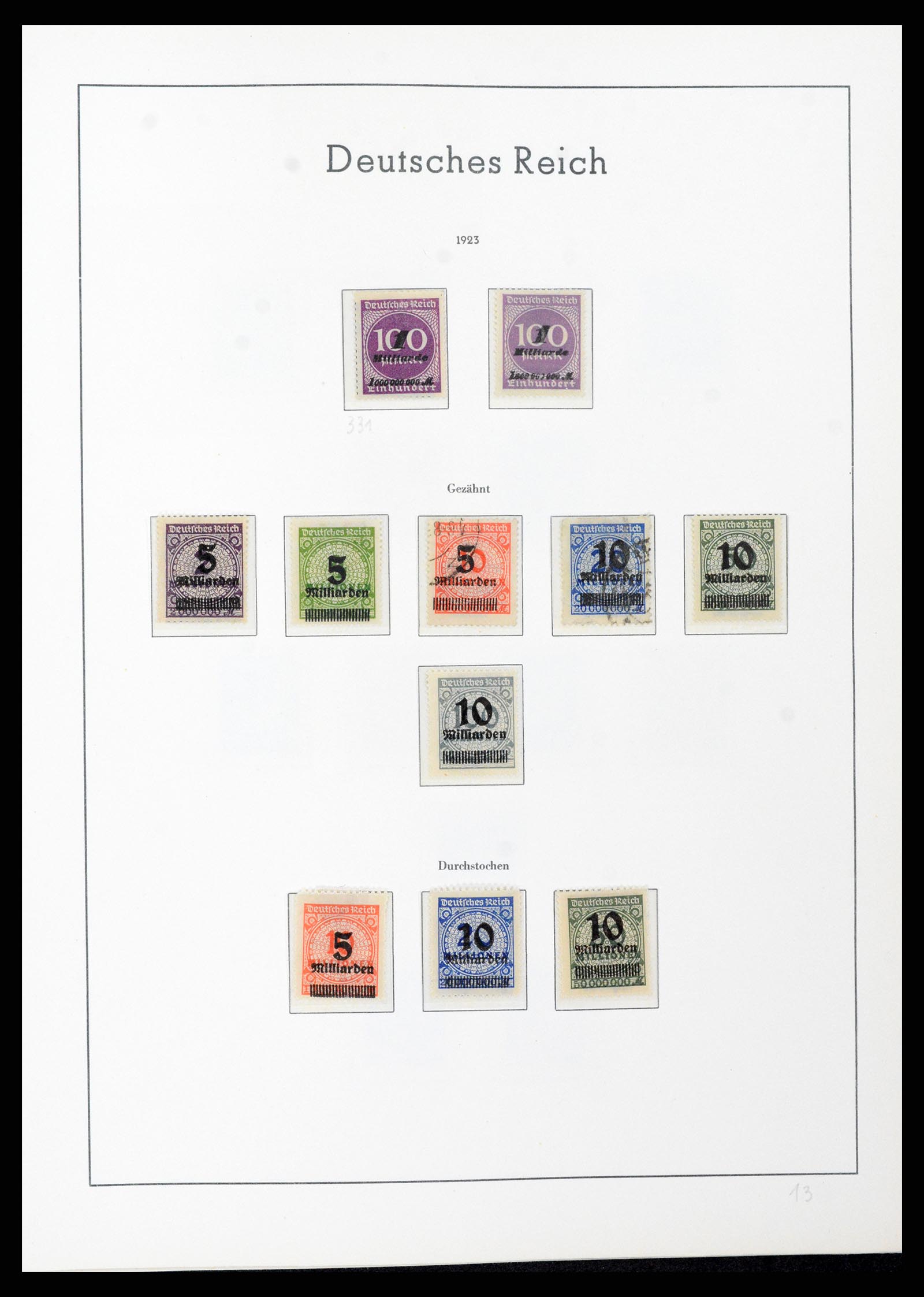 37589 032 - Stamp collection 37589 German Reich 1872-1945.