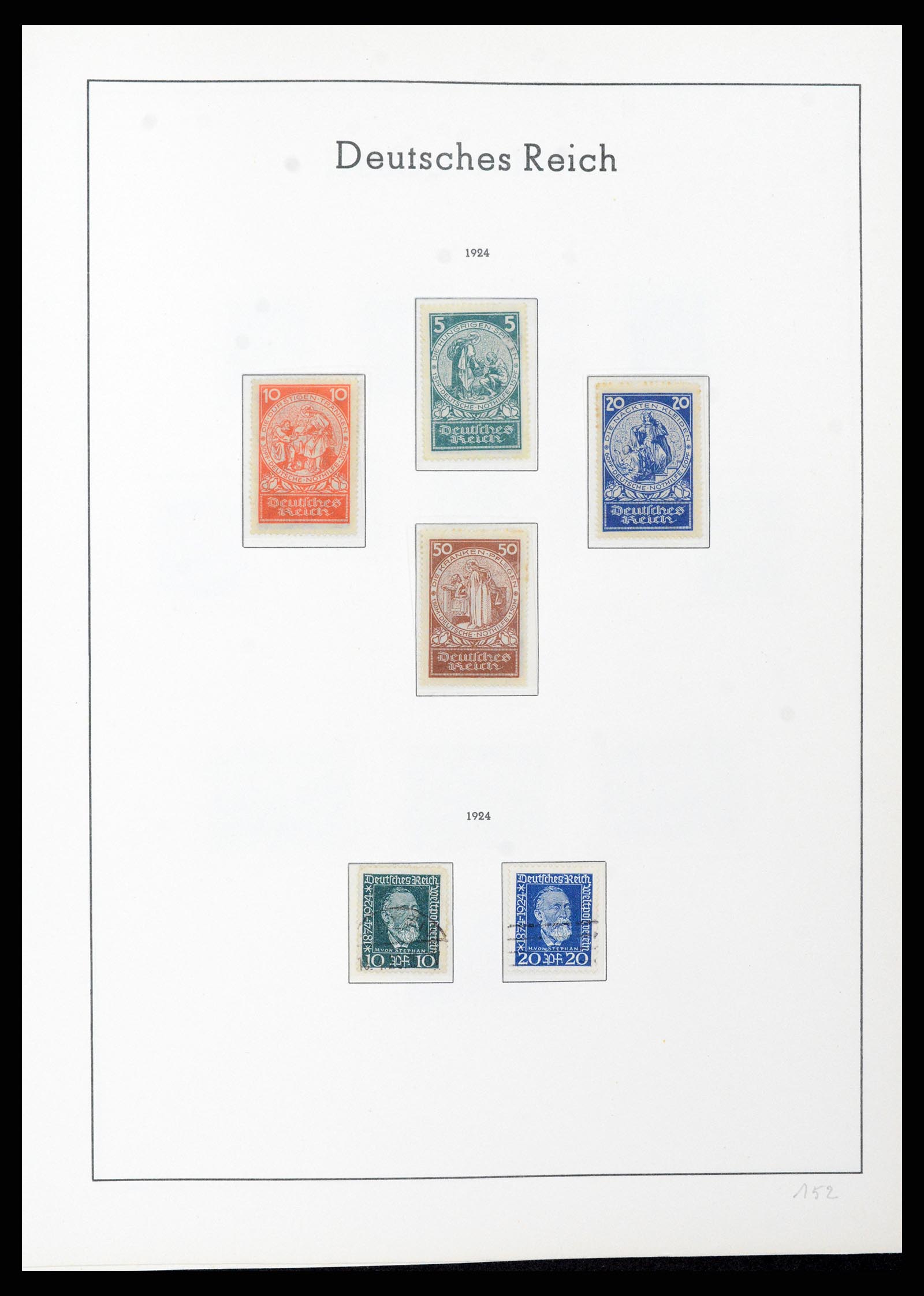 37589 034 - Postzegelverzameling 37589 Duitse Rijk 1872-1945.