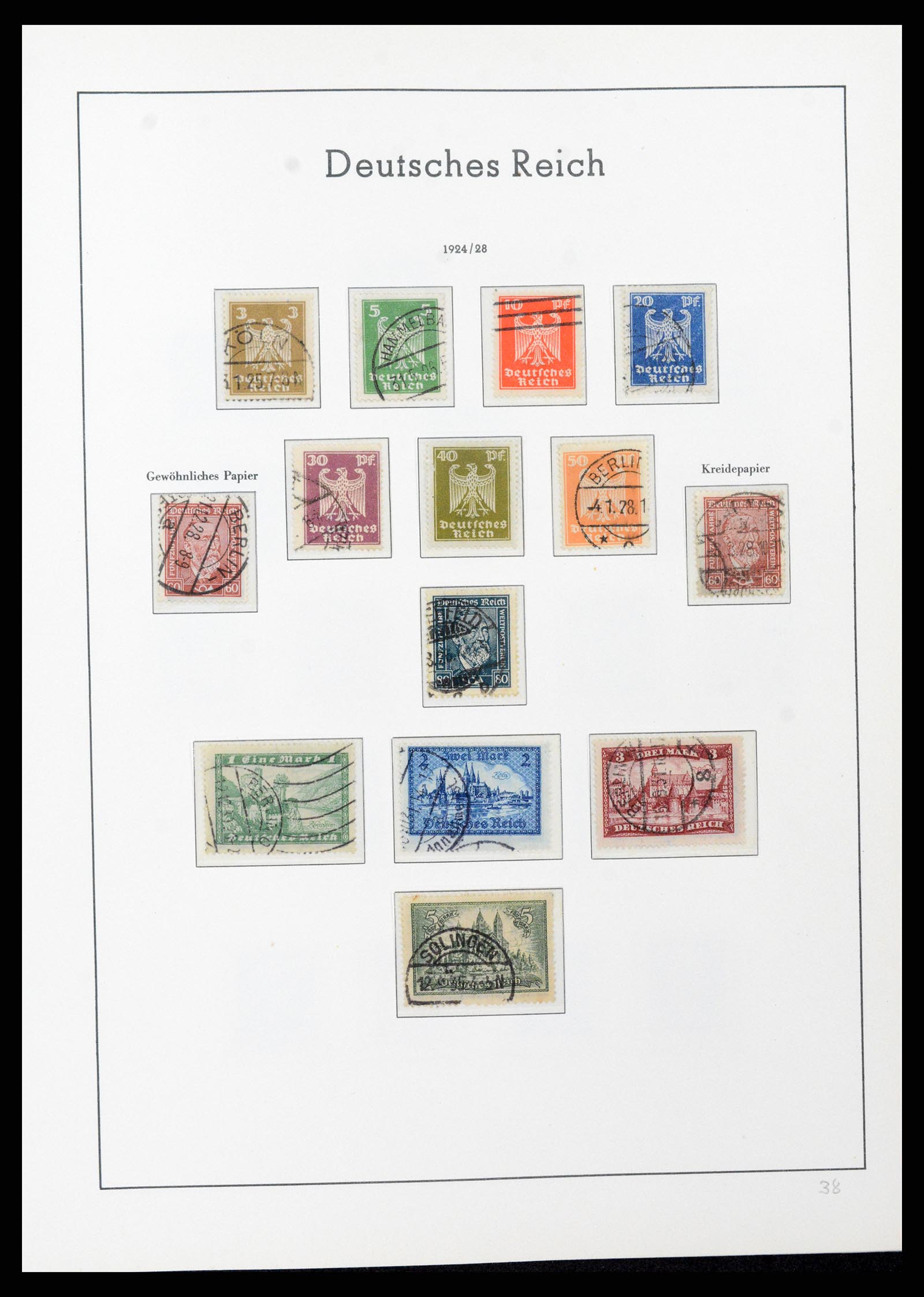 37589 035 - Stamp collection 37589 German Reich 1872-1945.