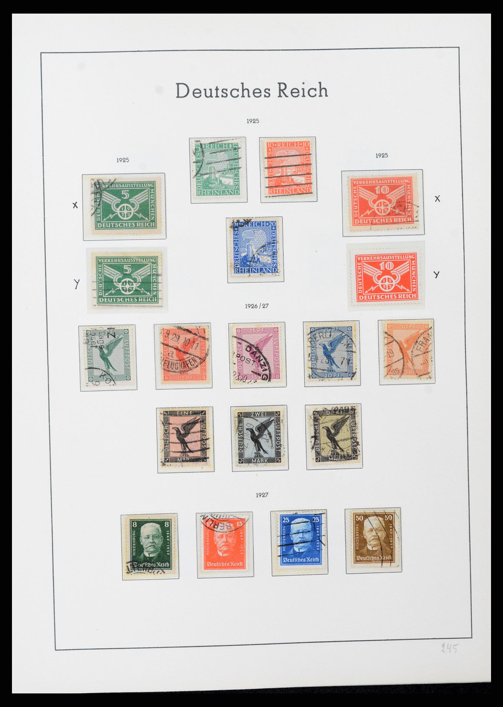 37589 036 - Stamp collection 37589 German Reich 1872-1945.