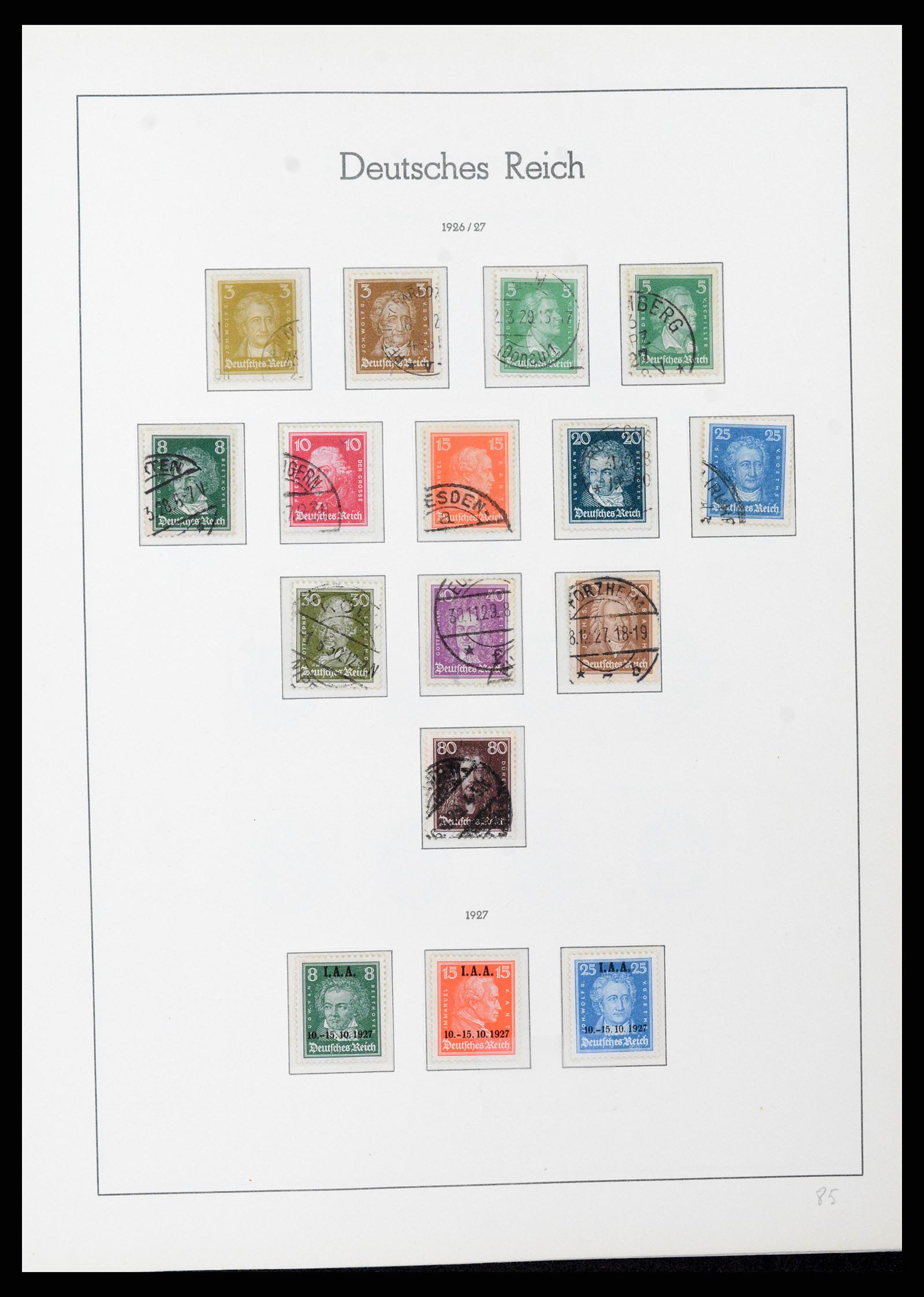 37589 037 - Stamp collection 37589 German Reich 1872-1945.