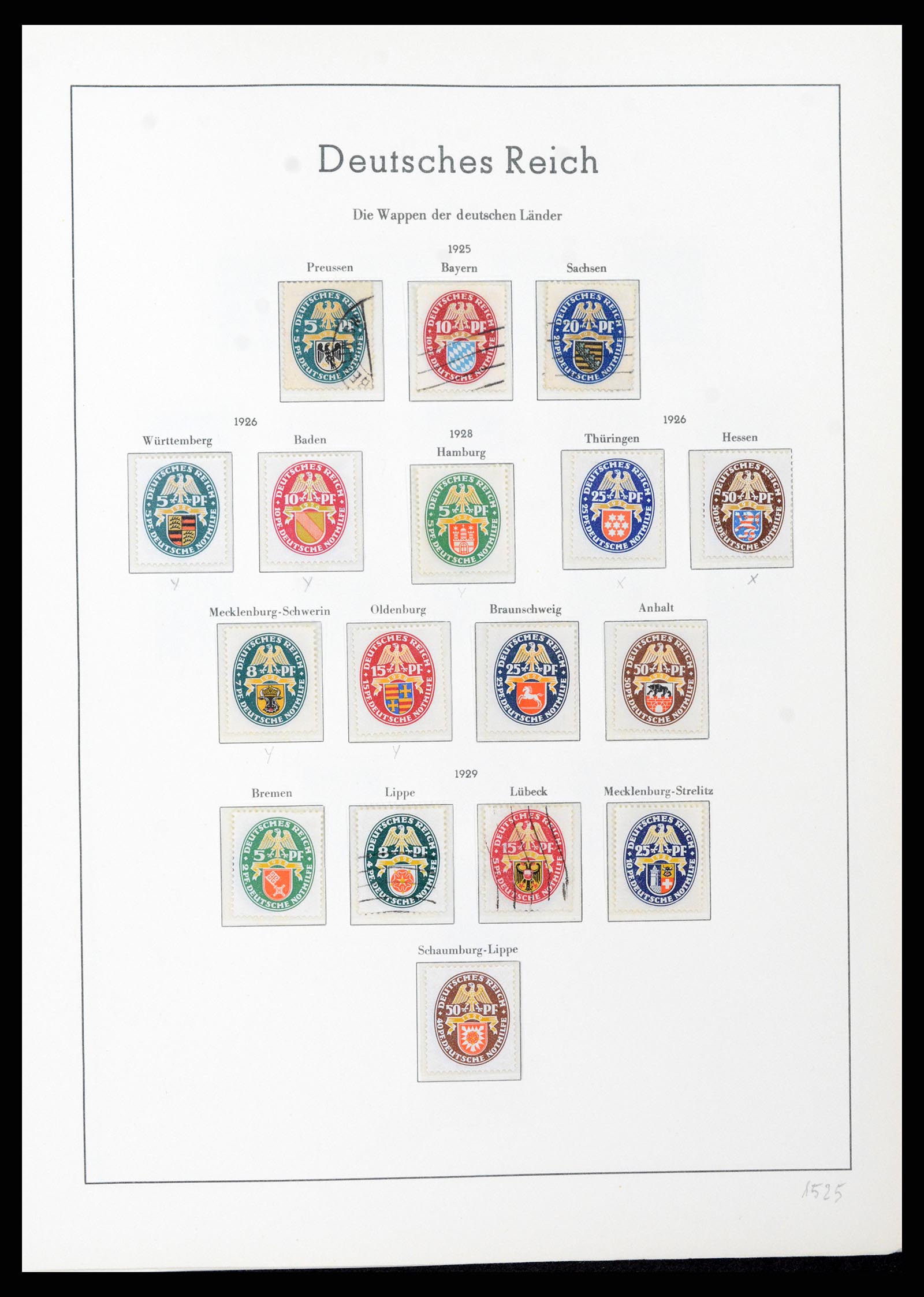 37589 038 - Stamp collection 37589 German Reich 1872-1945.