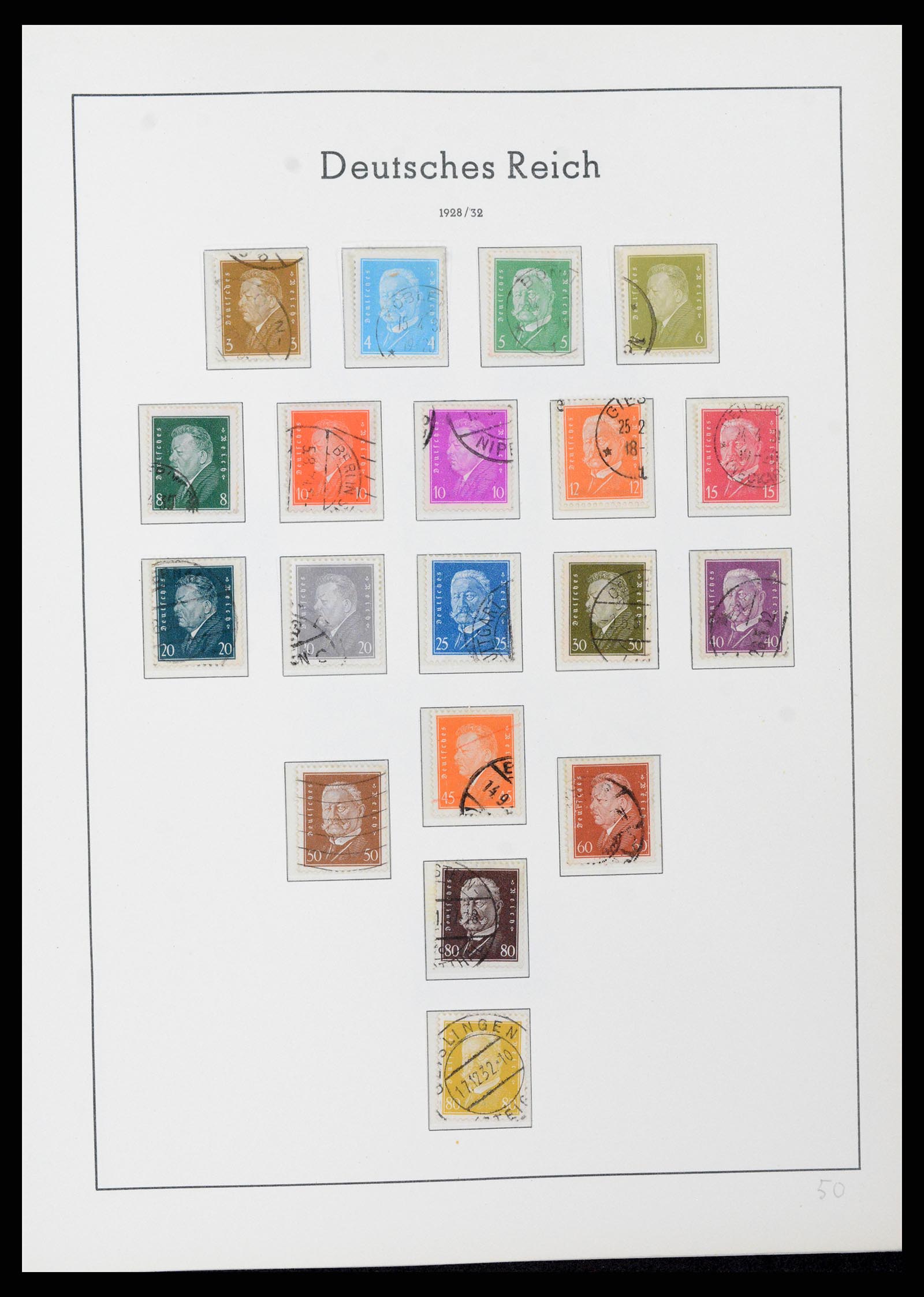 37589 039 - Postzegelverzameling 37589 Duitse Rijk 1872-1945.