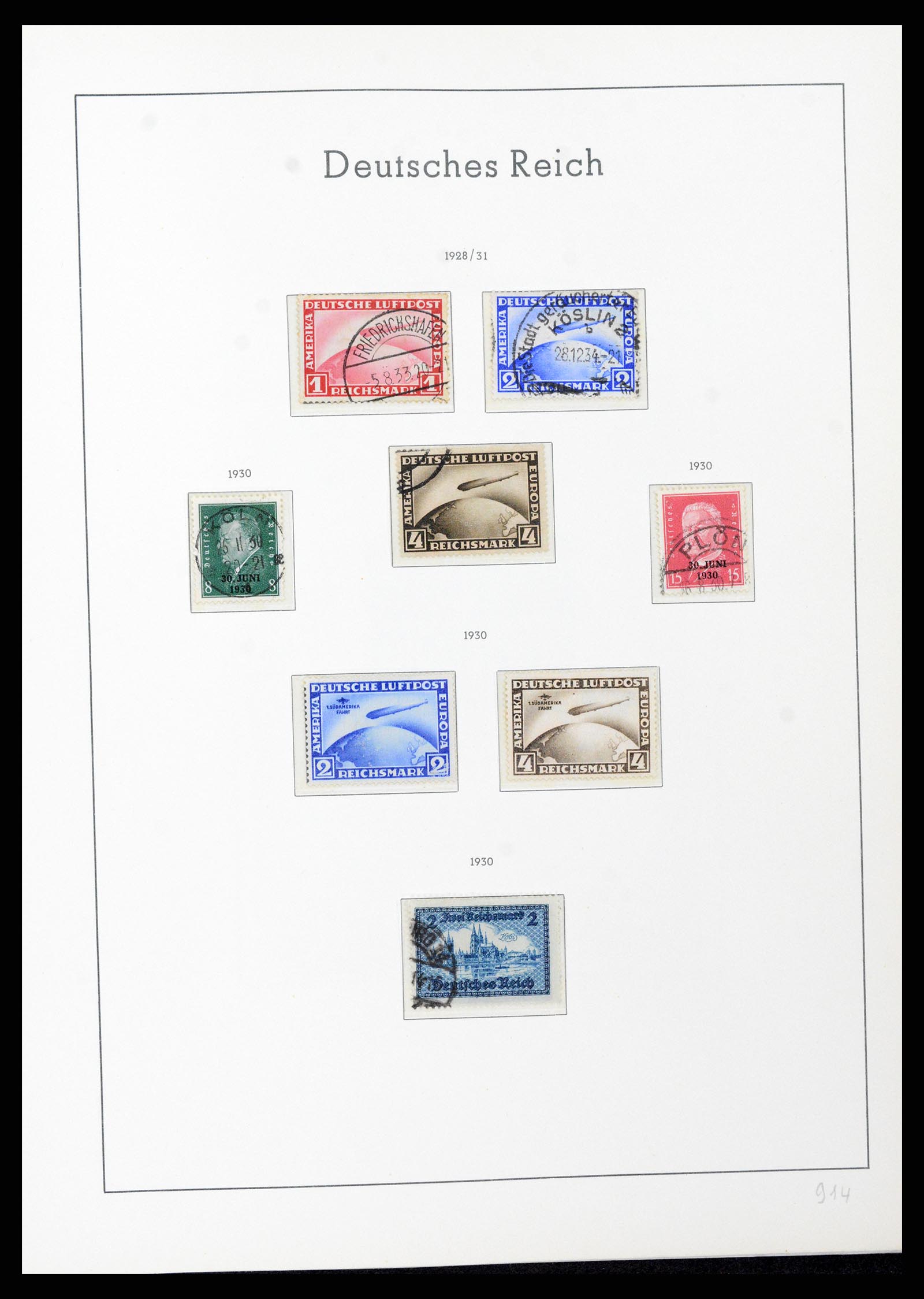 37589 040 - Stamp collection 37589 German Reich 1872-1945.