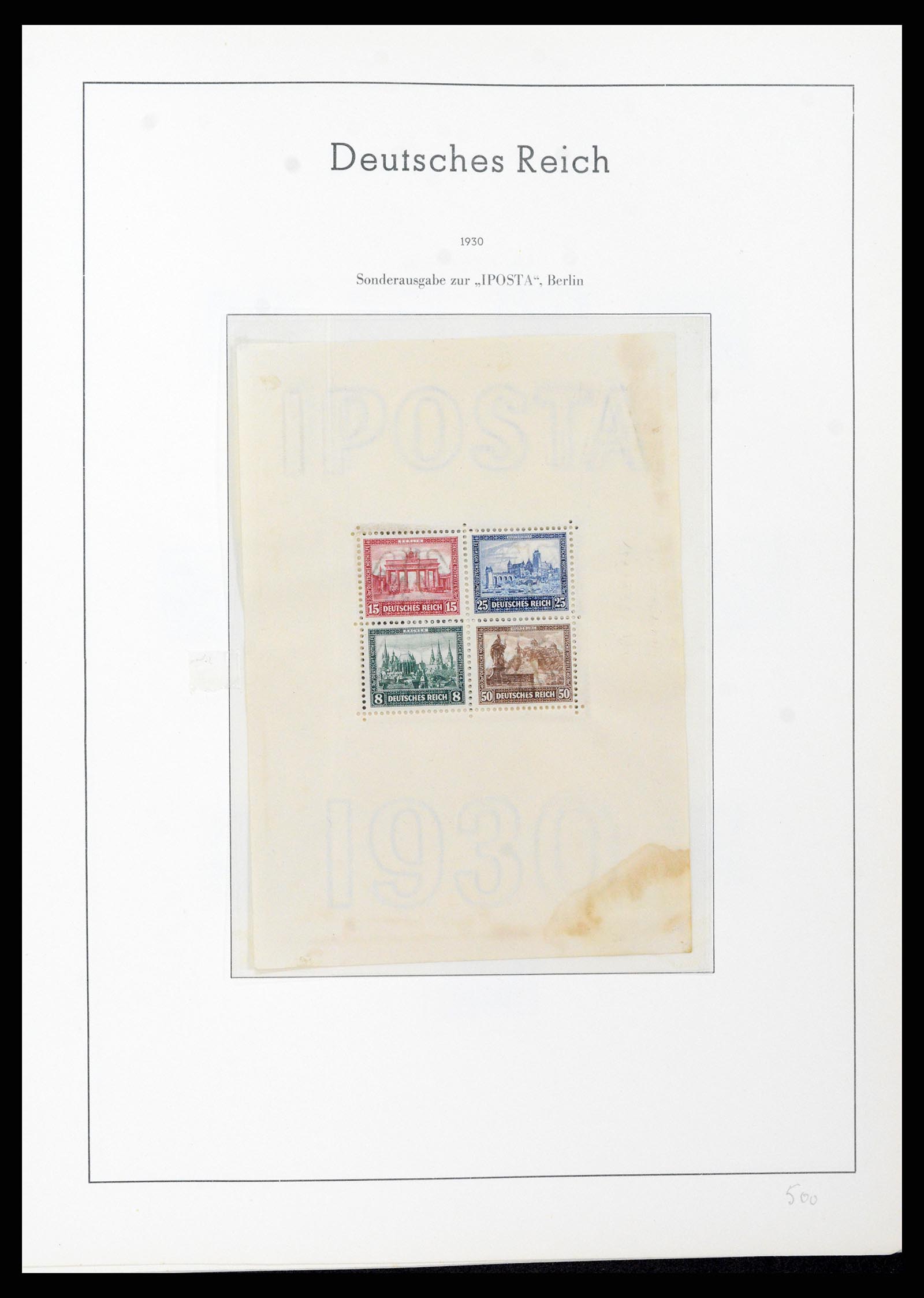 37589 041 - Postzegelverzameling 37589 Duitse Rijk 1872-1945.