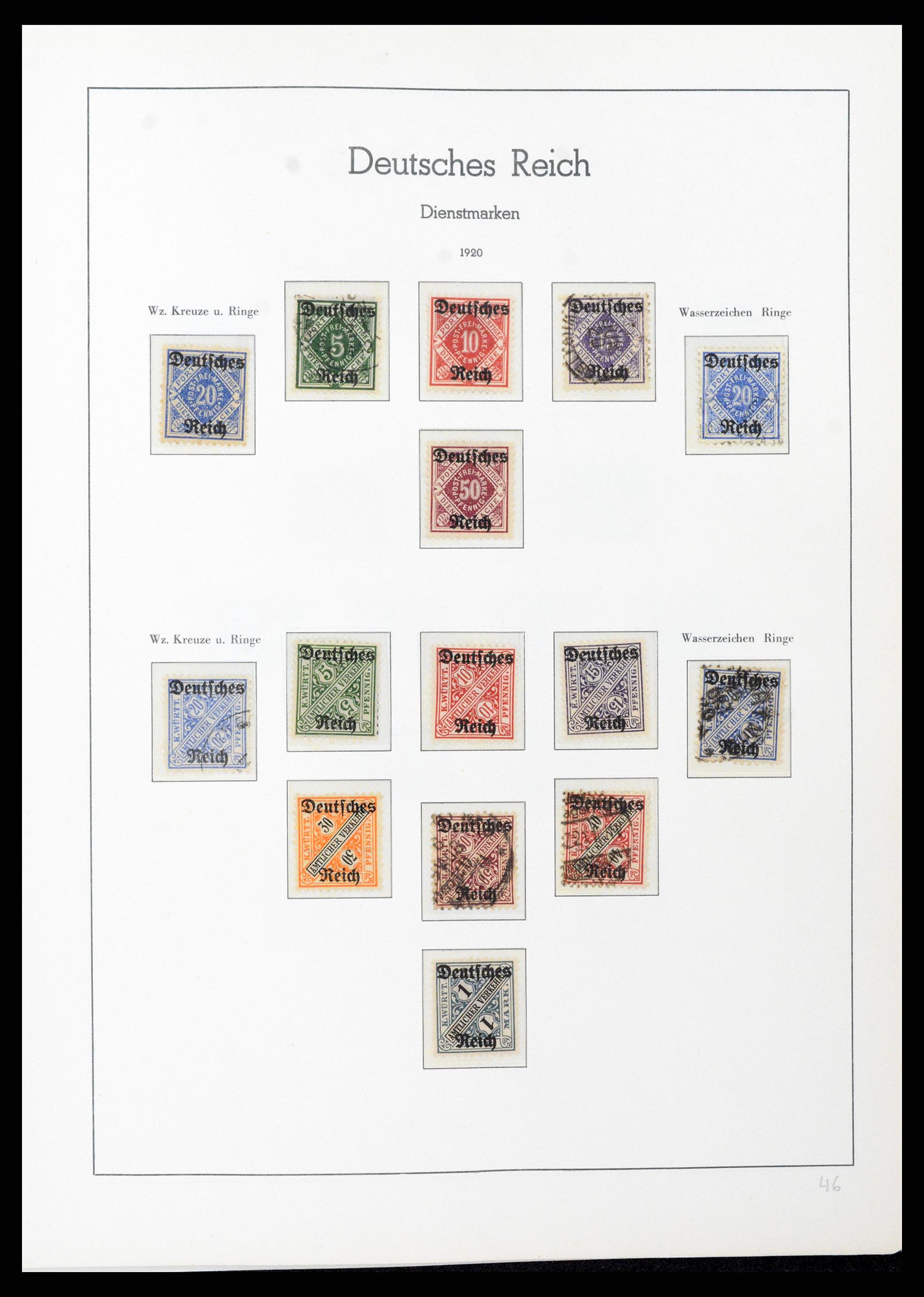 37589 045 - Stamp collection 37589 German Reich 1872-1945.