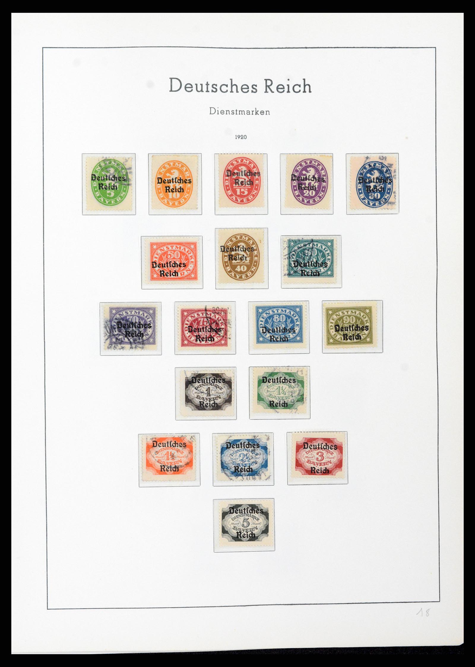 37589 046 - Stamp collection 37589 German Reich 1872-1945.
