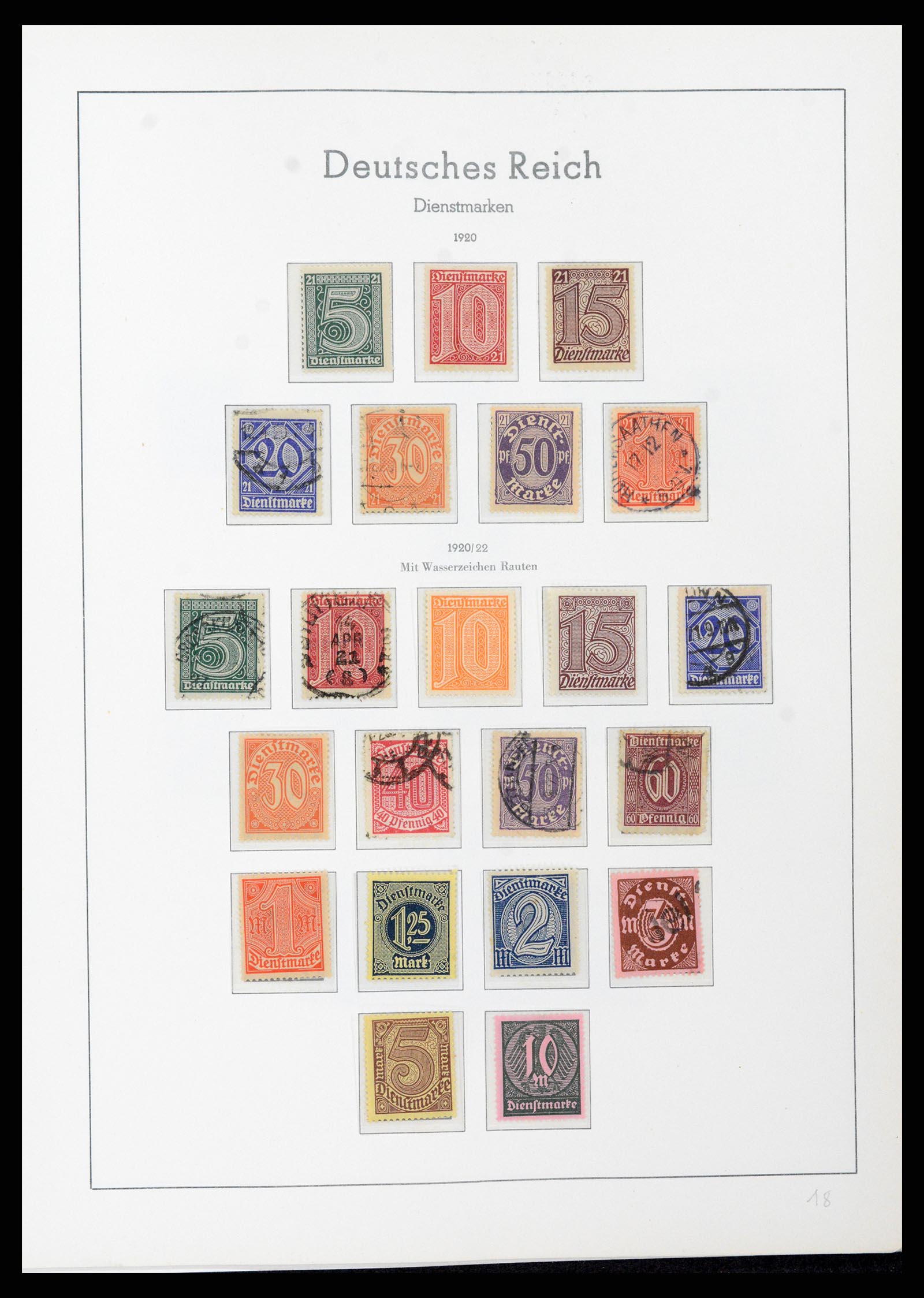 37589 047 - Stamp collection 37589 German Reich 1872-1945.